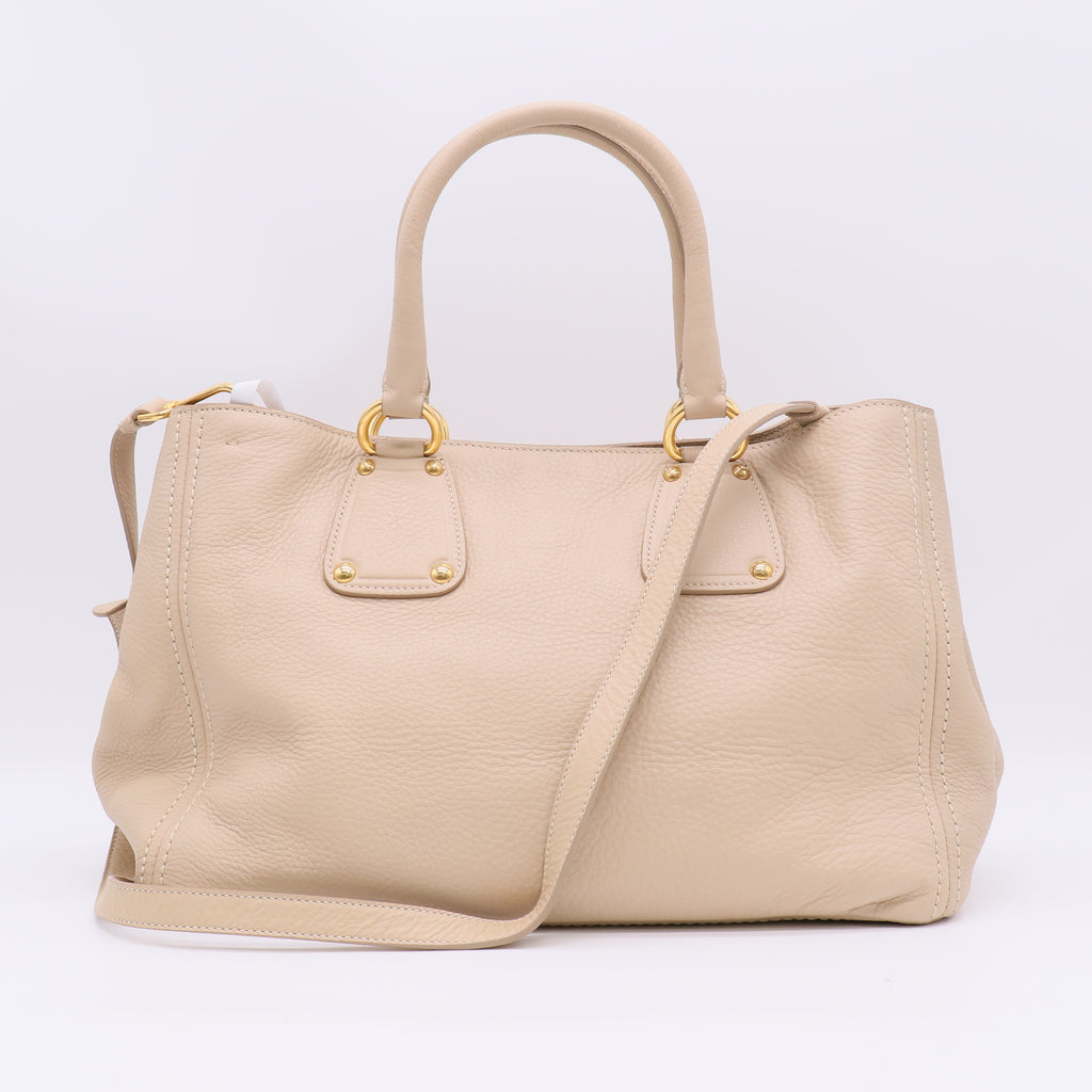 Prada Vitello Daino Shopping Tote Bag B23565