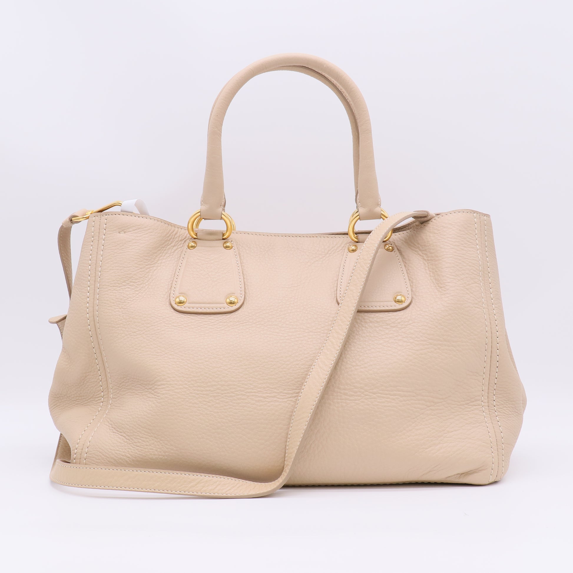 Prada Vitello Daino Shopping Tote Bag B23565
