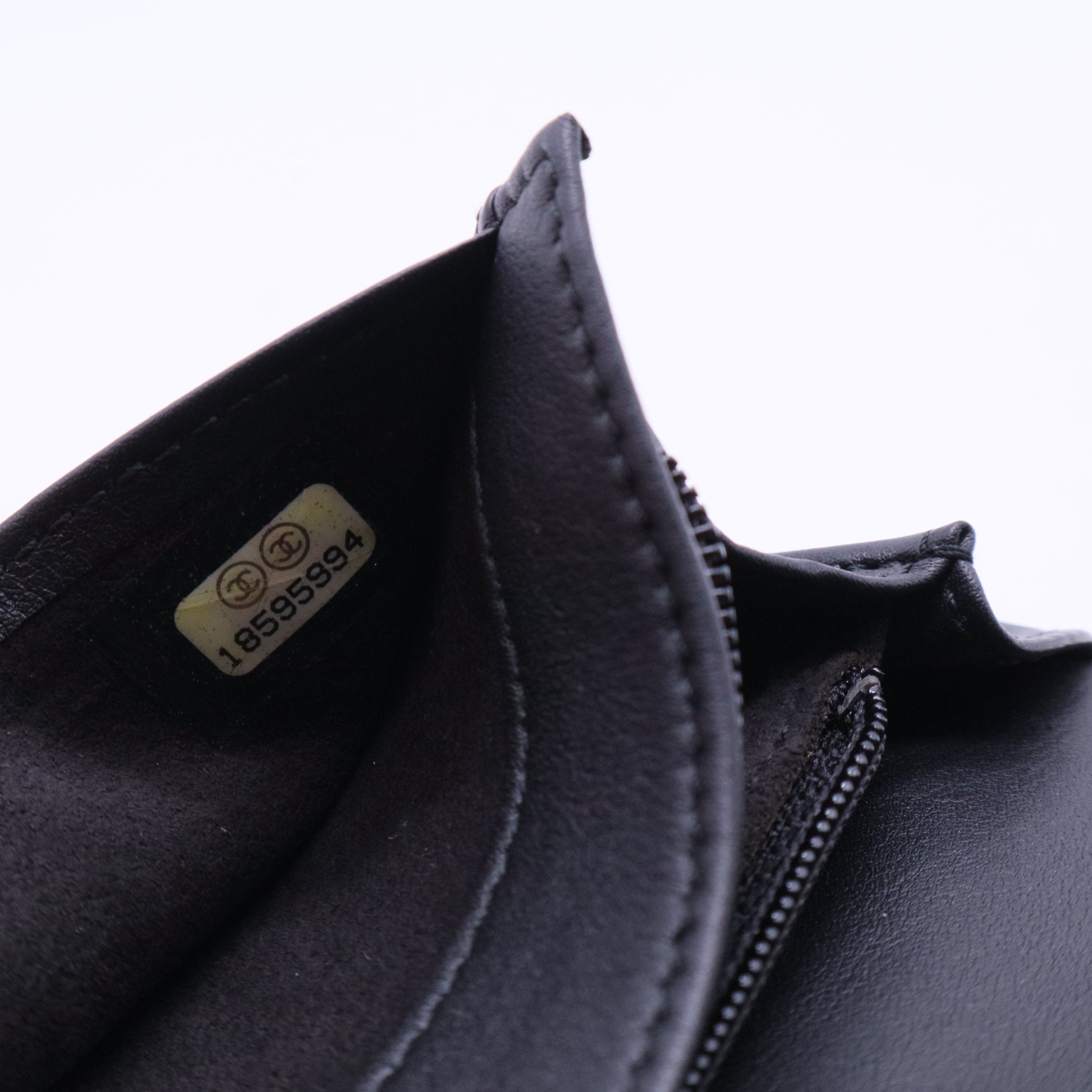 patent quilted long flap wallet