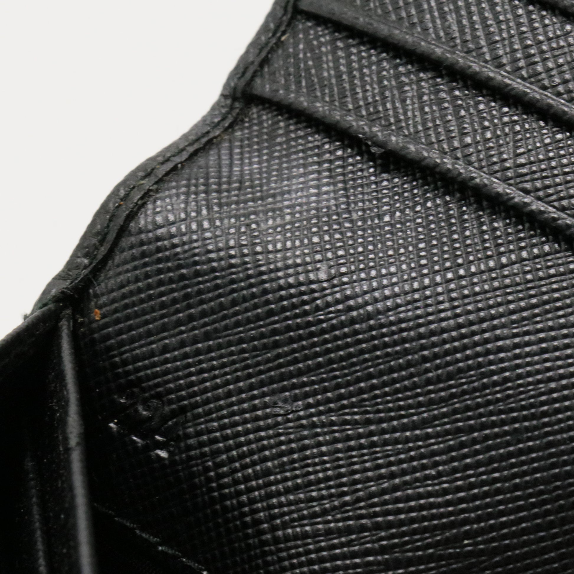 Flap Wallet Saffiano Leather Long