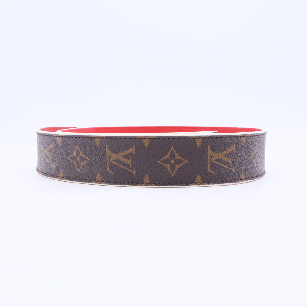 Monogram Bandouliere Shoulder Strap in red