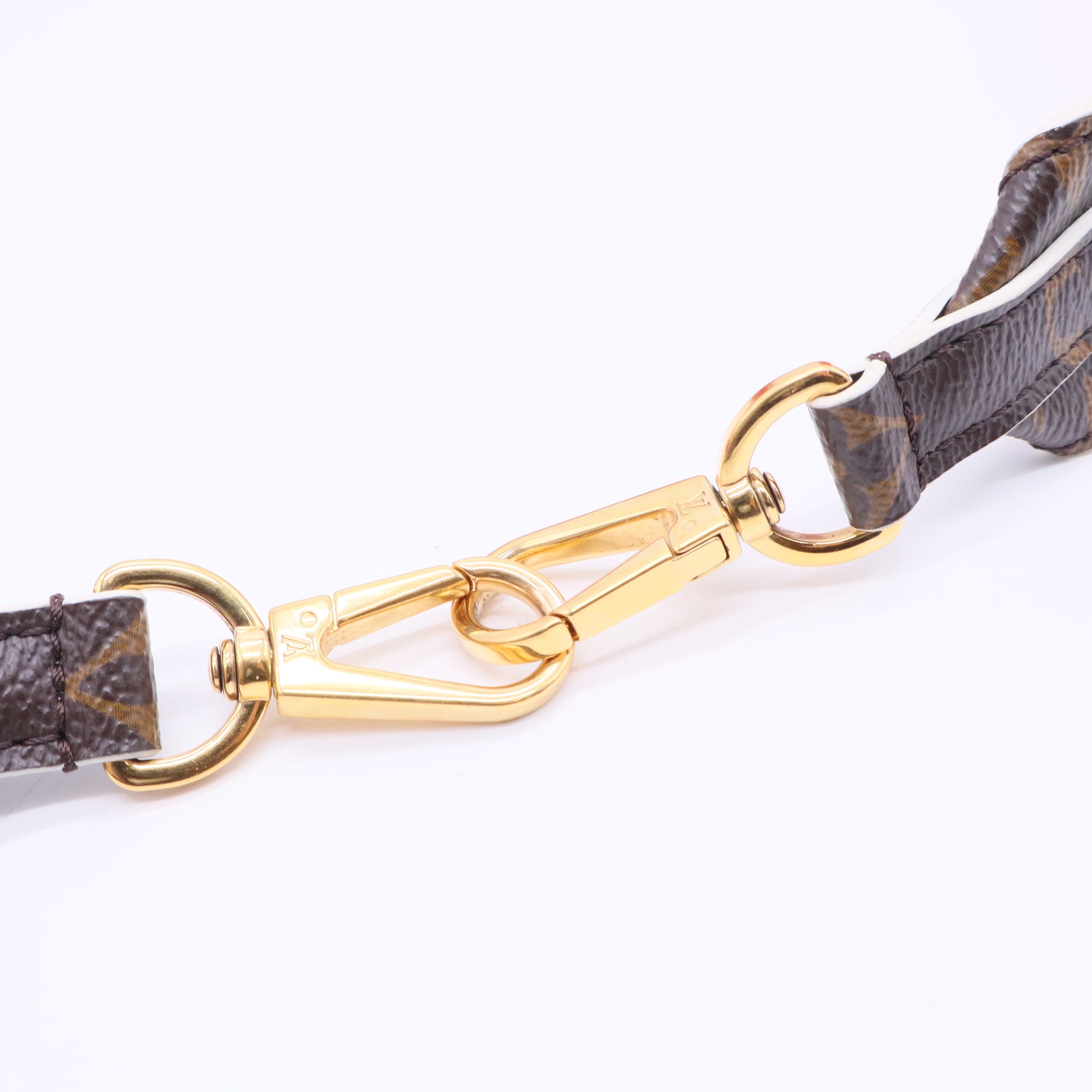 Monogram Bandouliere Shoulder Strap in red