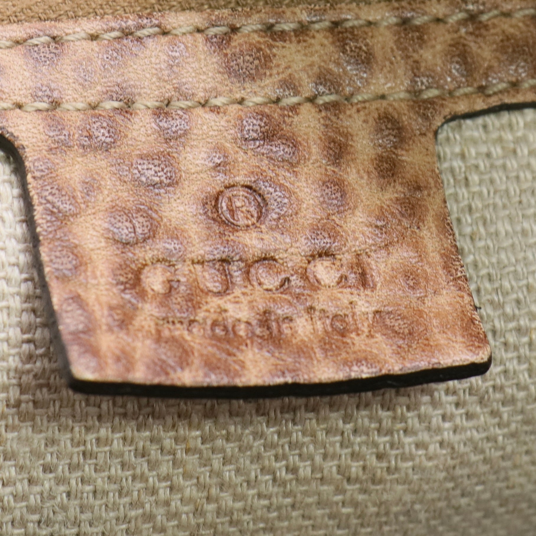 New Jackie Handbag Guccissima Leather Large Twins