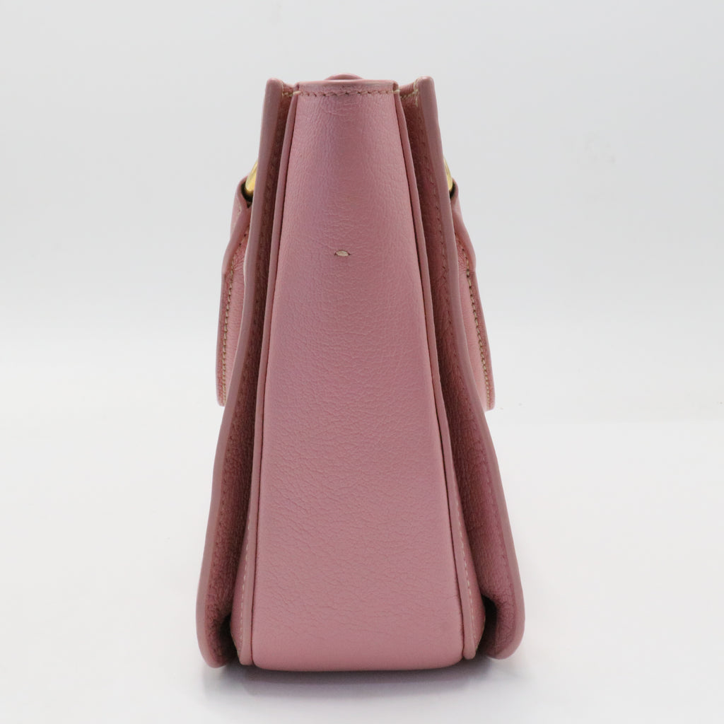 Goatskin Madras Shopping Tote Rosa Gemma