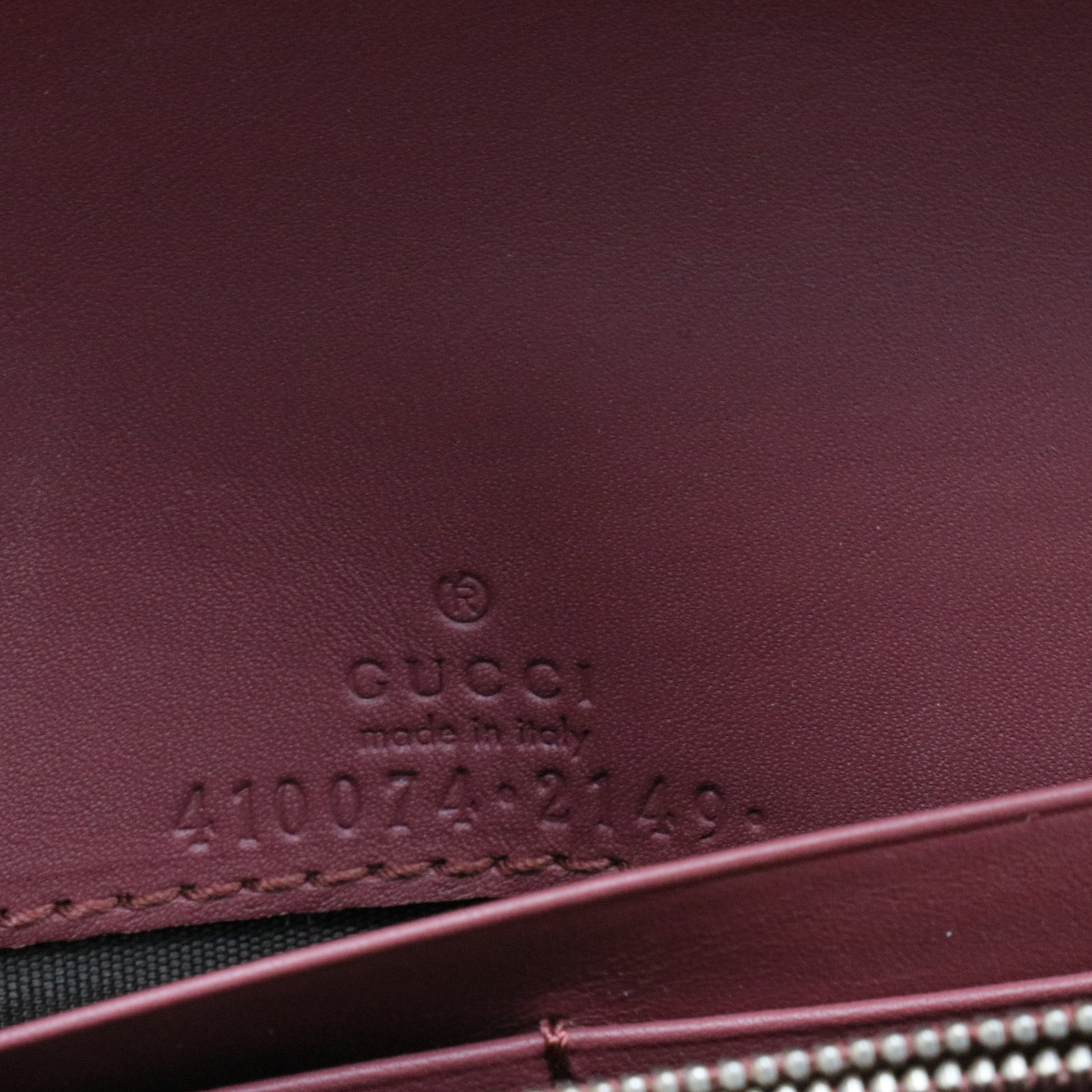 Continental Wallet Blooms Print GG Coated Canvas