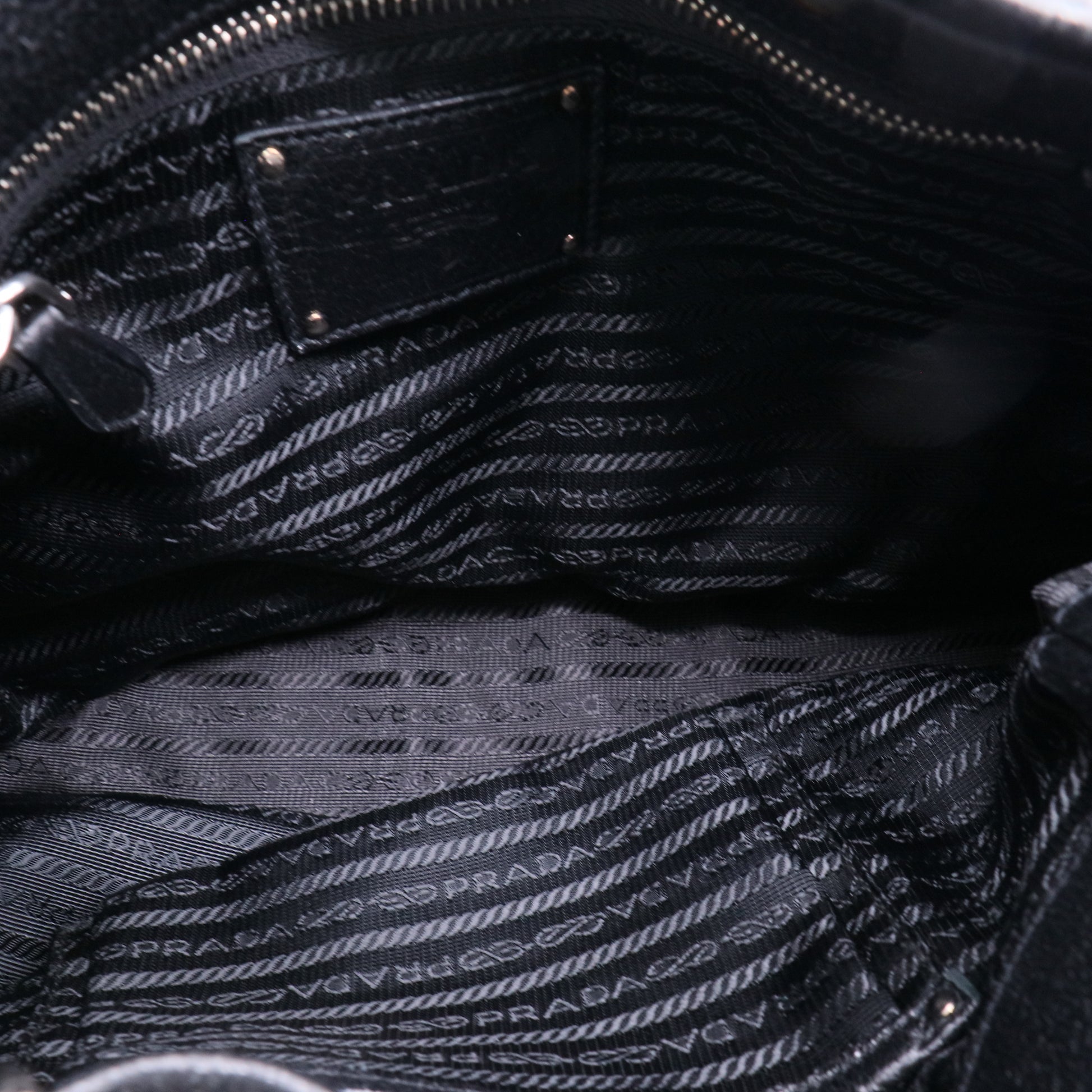 Black Cervo Lux Leather Chain Strap Large Tote Bag Twins
