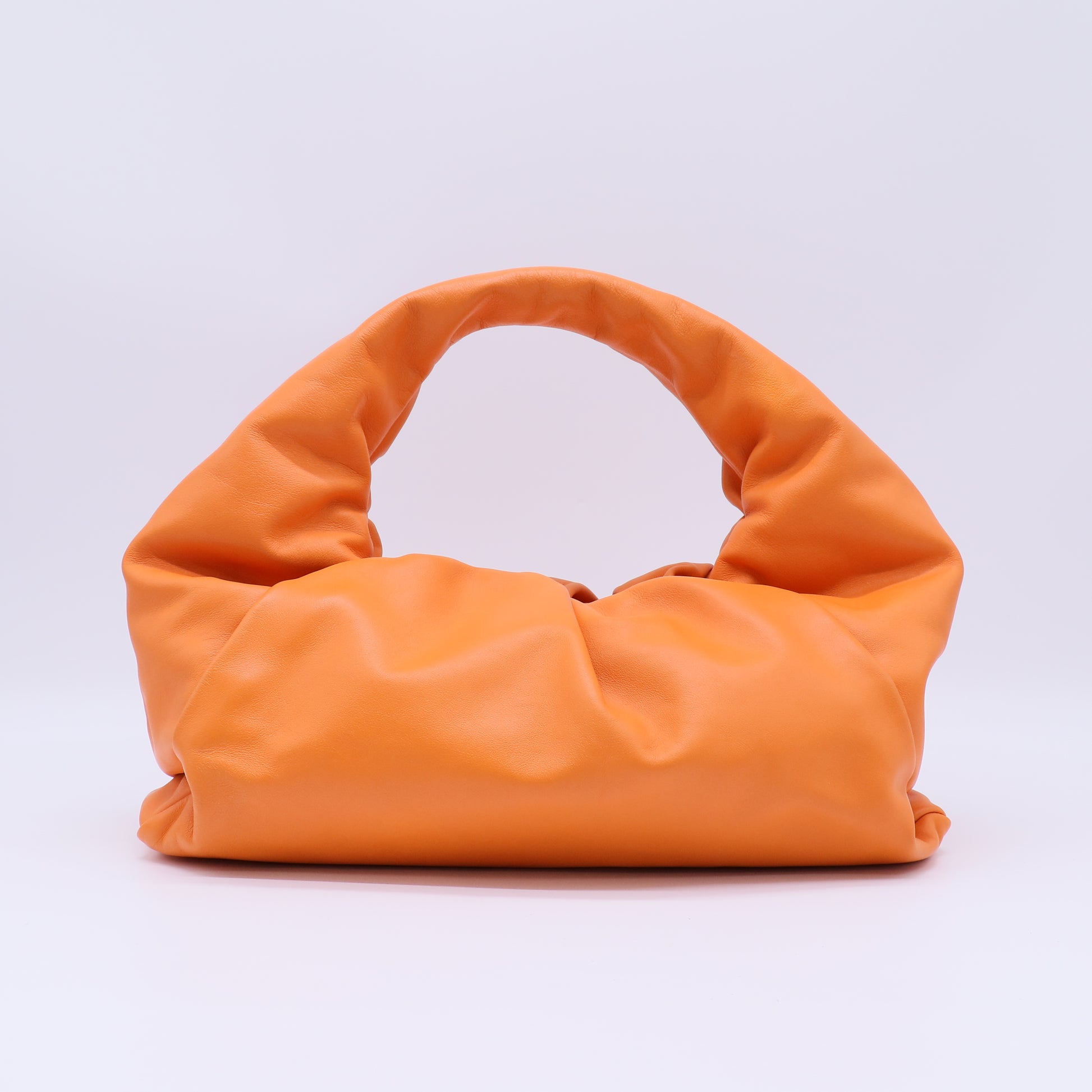 Smooth Butter Calfskin Small The Shoulder Pouch Light Orange B22355