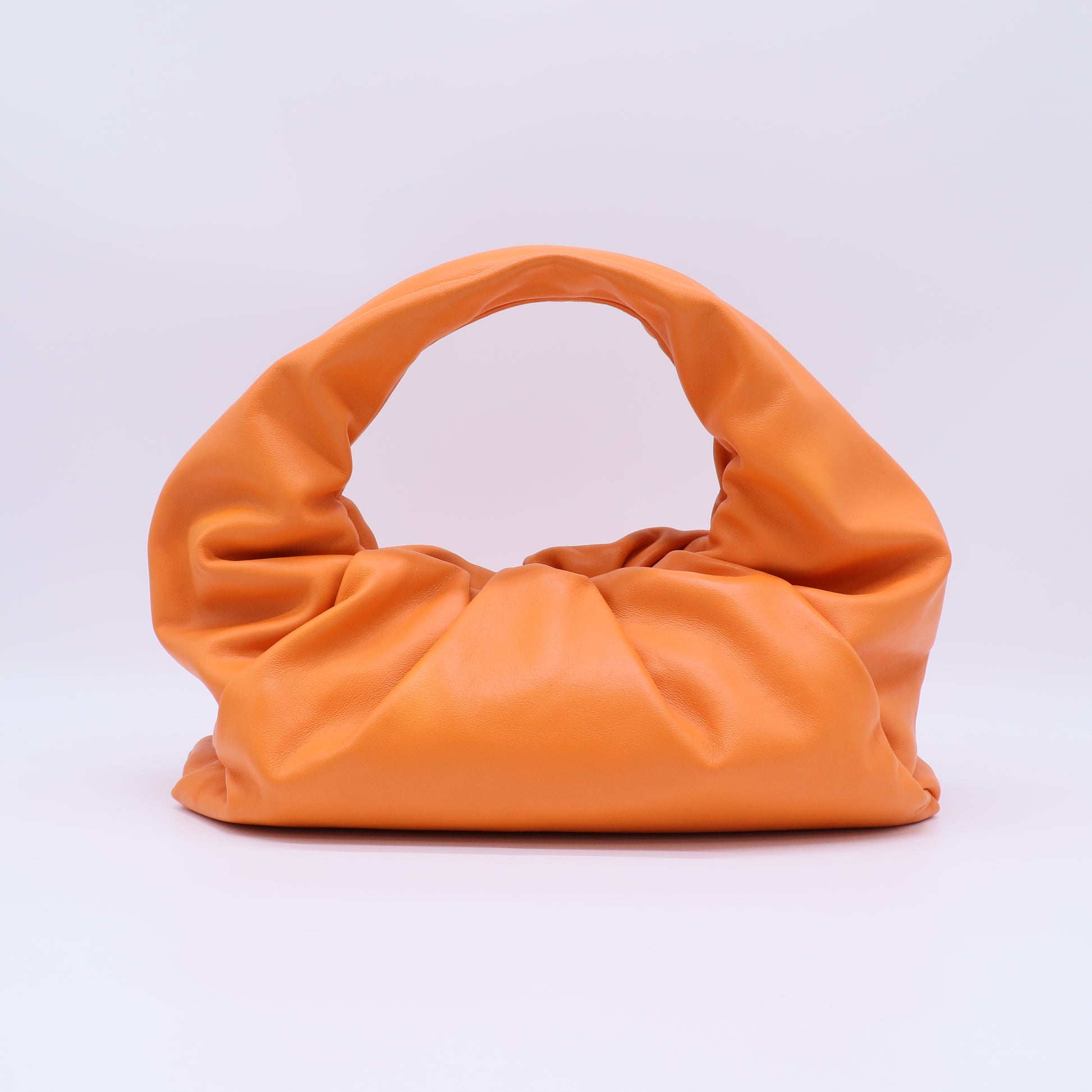 Smooth Butter Calfskin Small The Shoulder Pouch Light Orange B22355