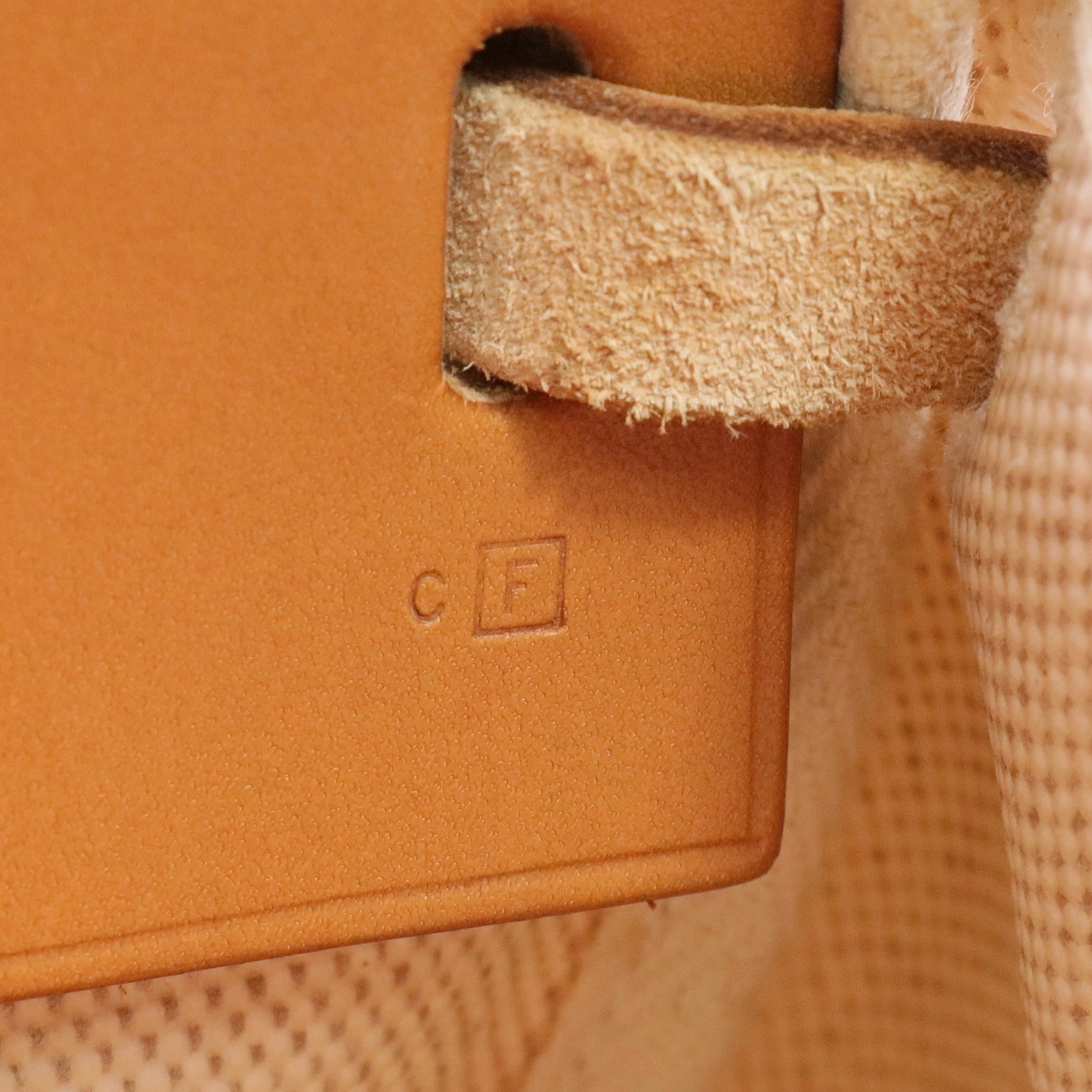 Natural Toile and Vache Calfskin Leather Herbag Cabas MM 2-in-1 Tote BaG TWINS