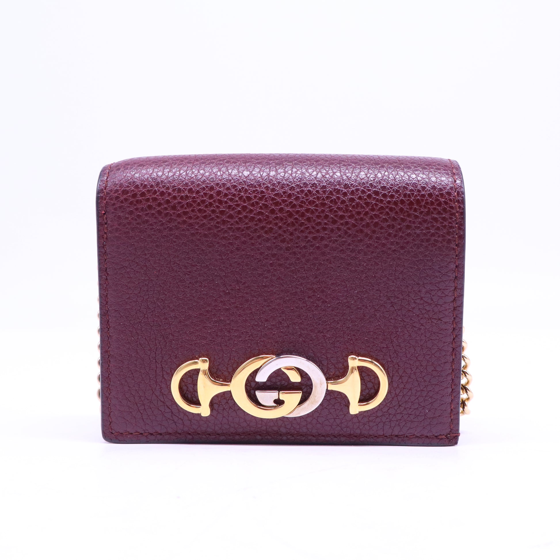 Zumi Leather Card Case with Chain W20956