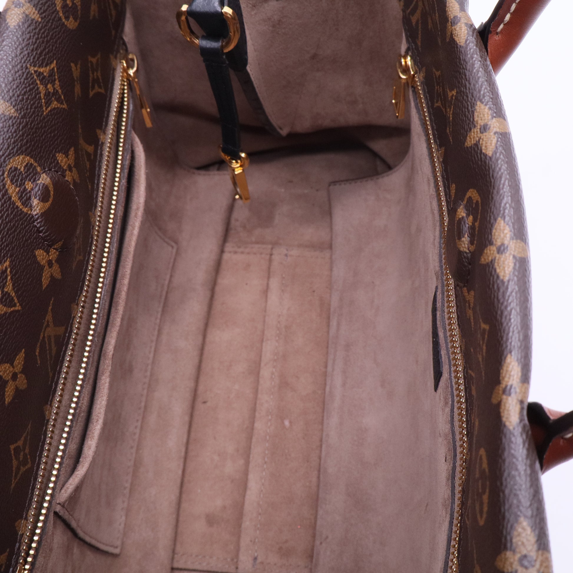 W Tote Monogram Leather PM Twins