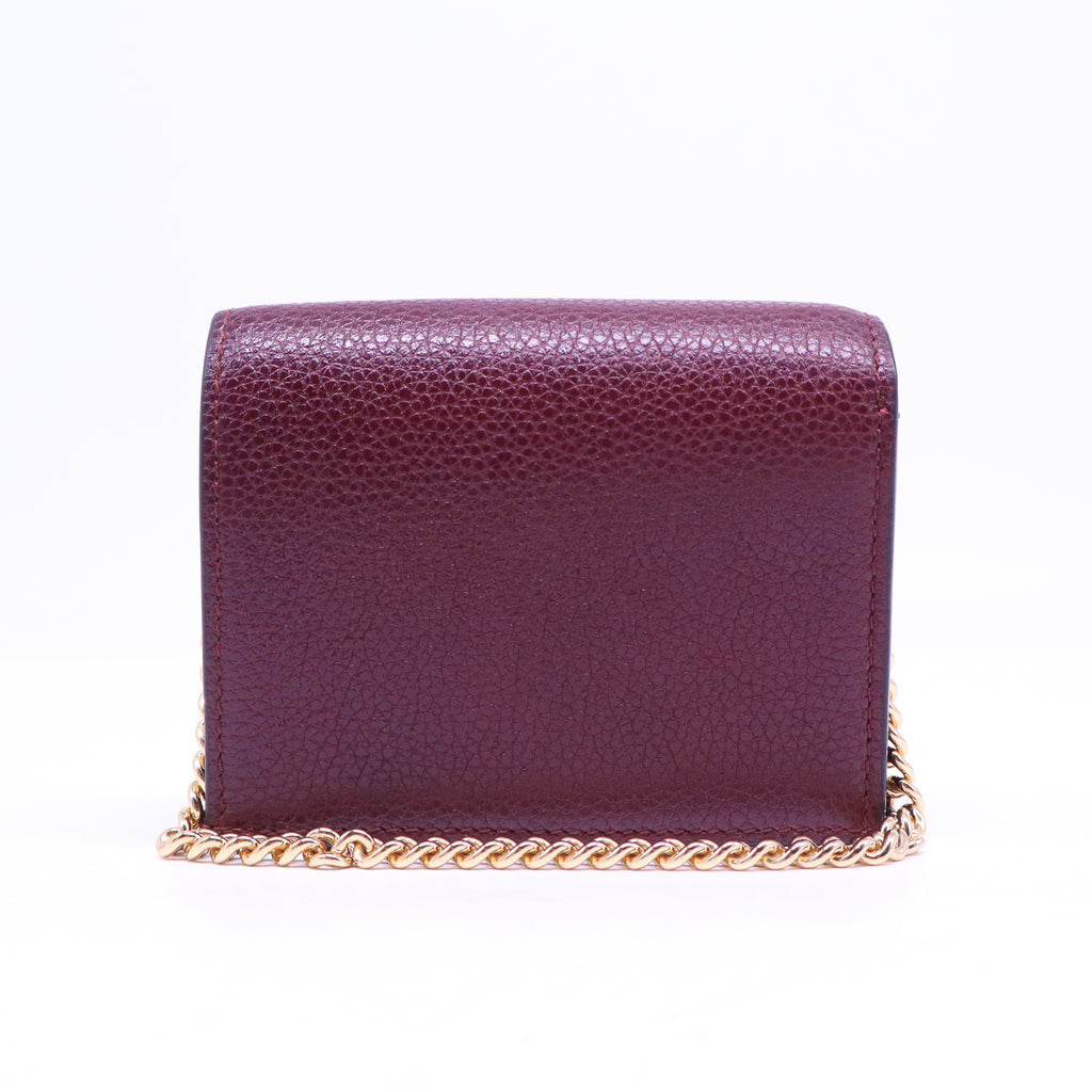 Zumi Leather Card Case with Chain W20956