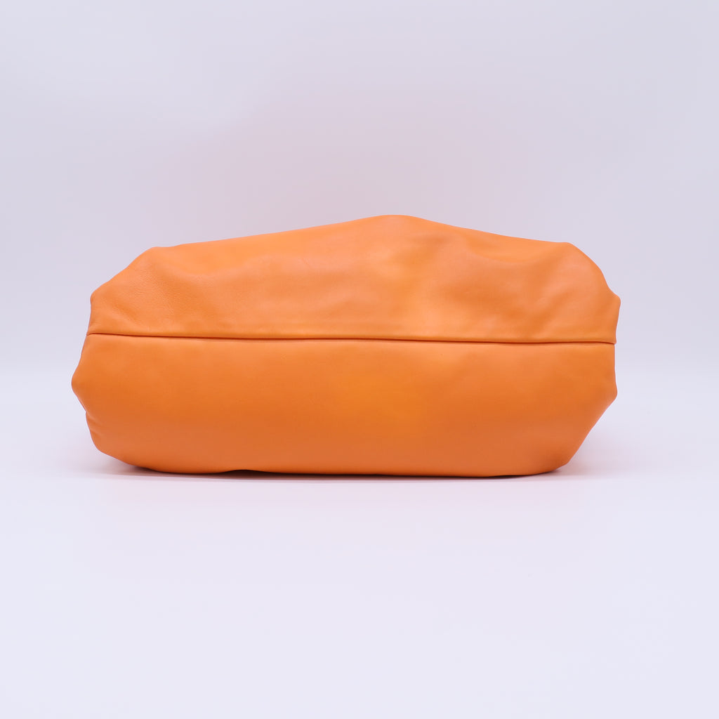 Smooth Butter Calfskin Small The Shoulder Pouch Light Orange B22355