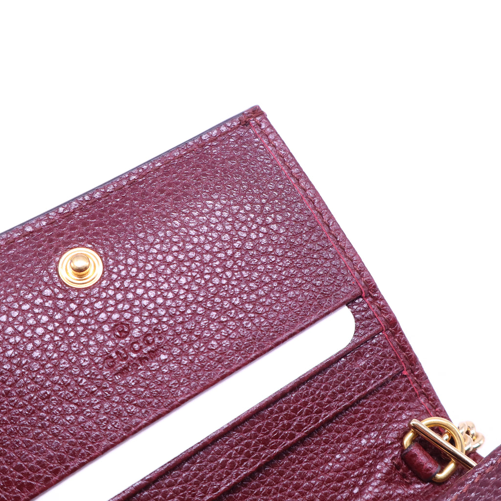 Zumi Leather Card Case with Chain W20956