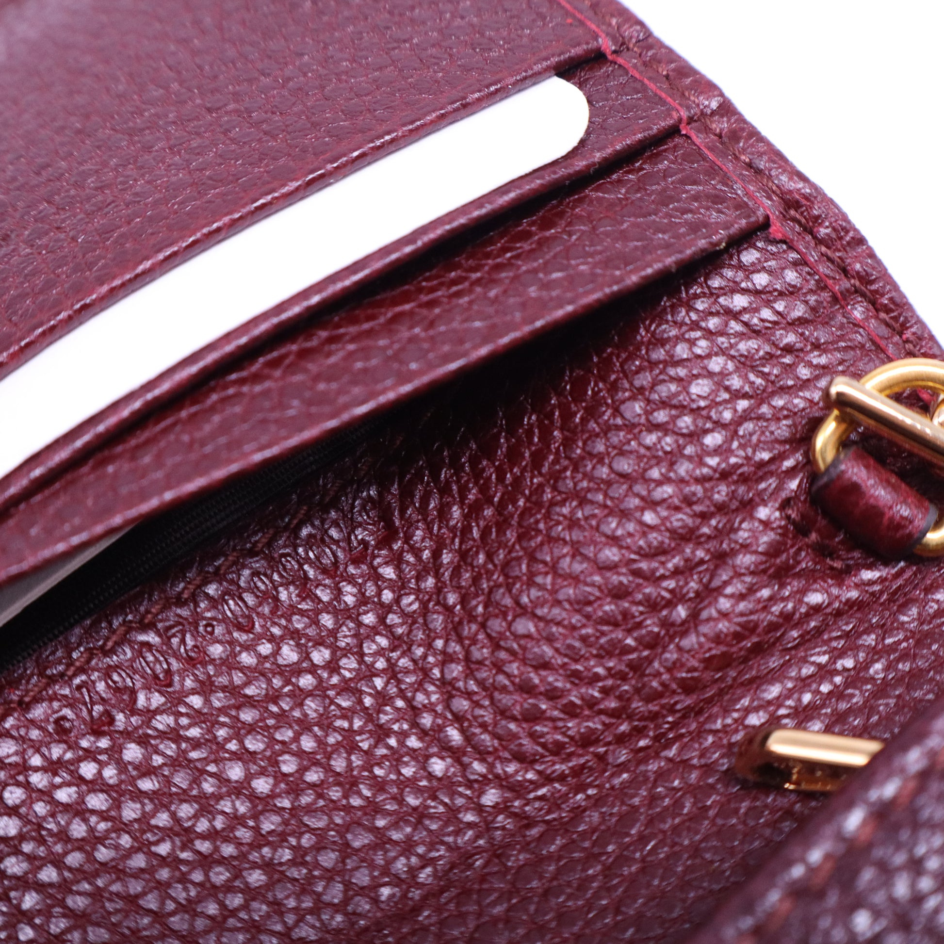 Zumi Leather Card Case with Chain W20956