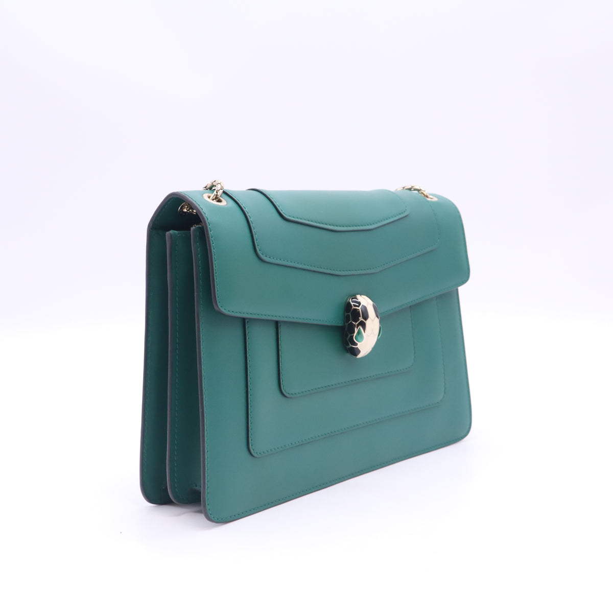 Serpenti Forever Shoulder Bag Leather Medium B24020