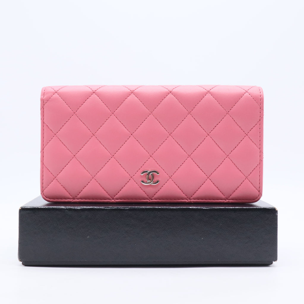Matelasse Long wallet bifold