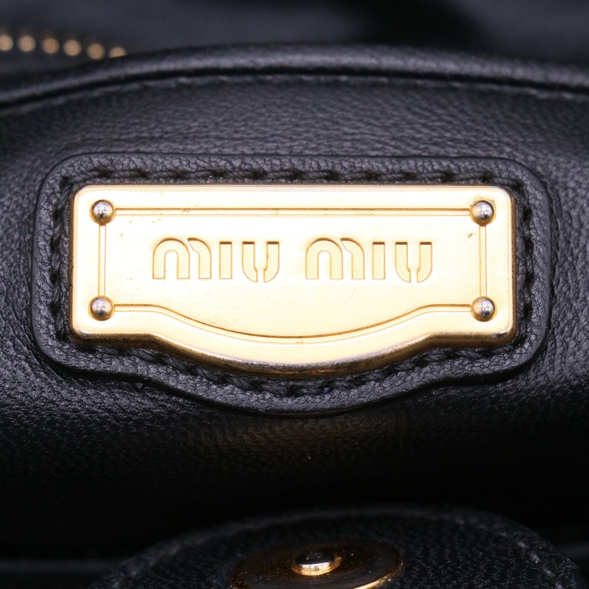 Miu Miu Convertible Tote Matelasse Leather Medium B20763