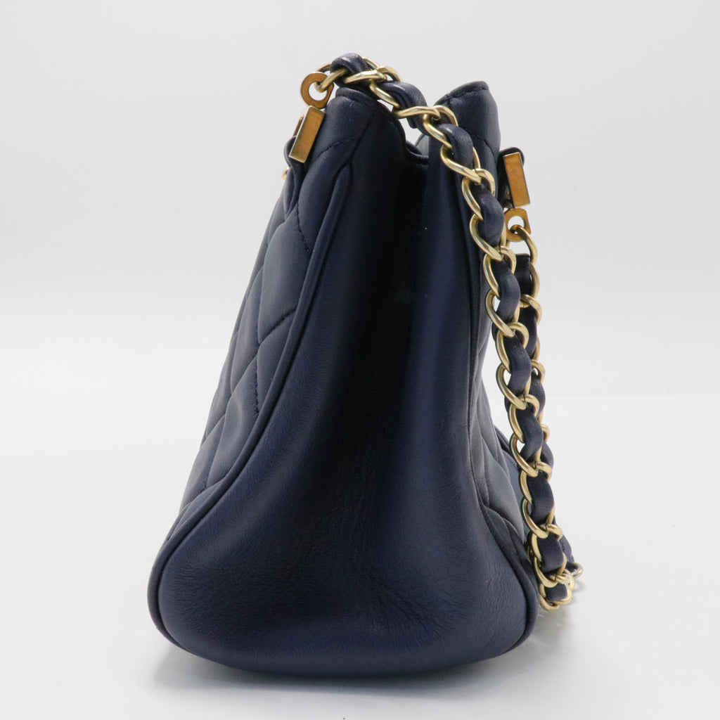 Misia Open Shoulder Bag Quilted Lambskin
