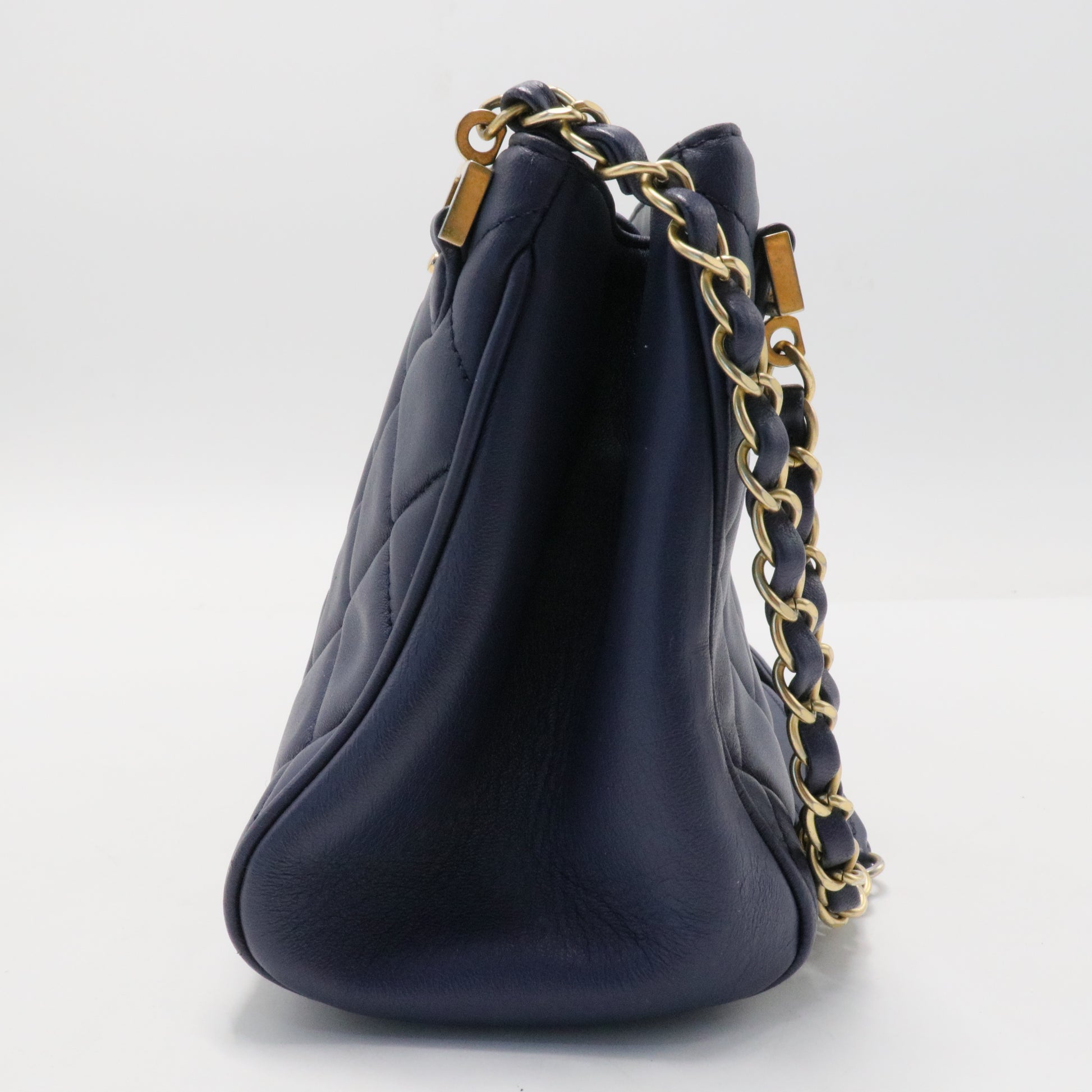 Misia Open Shoulder Bag Quilted Lambskin
