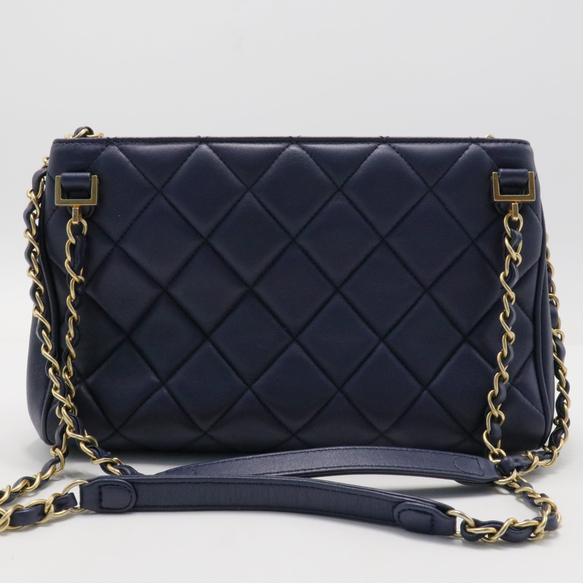 Misia Open Shoulder Bag Quilted Lambskin