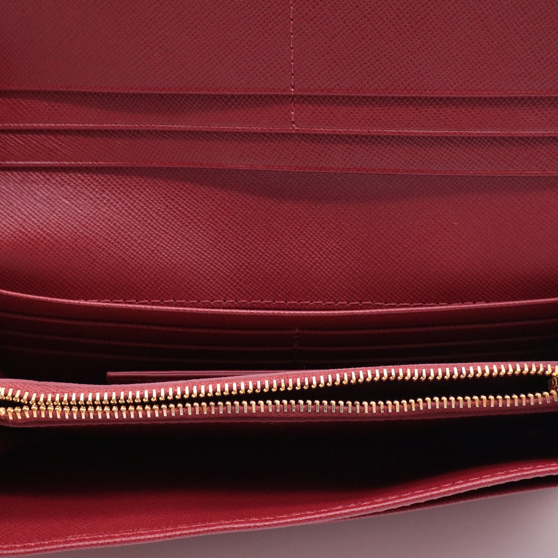 Saffiano Leather Continental Wallet twins