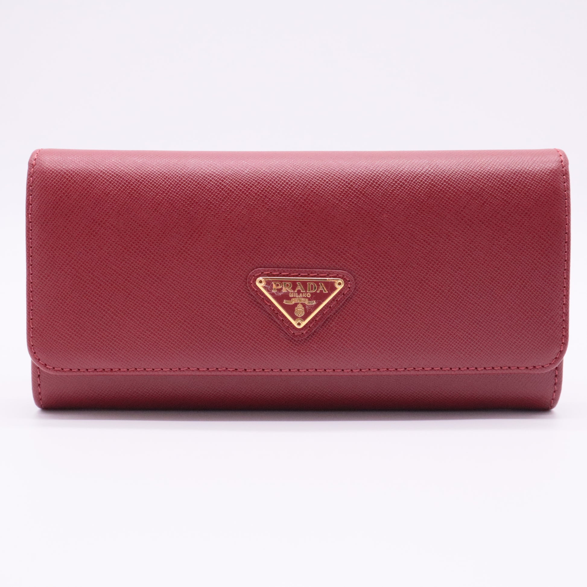 Saffiano Leather Continental Wallet twins