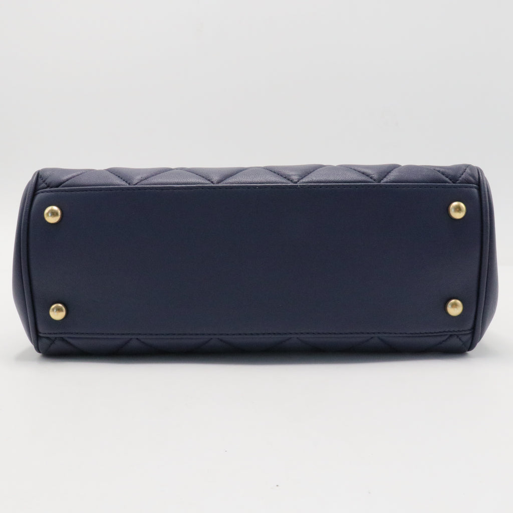 Misia Open Shoulder Bag Quilted Lambskin