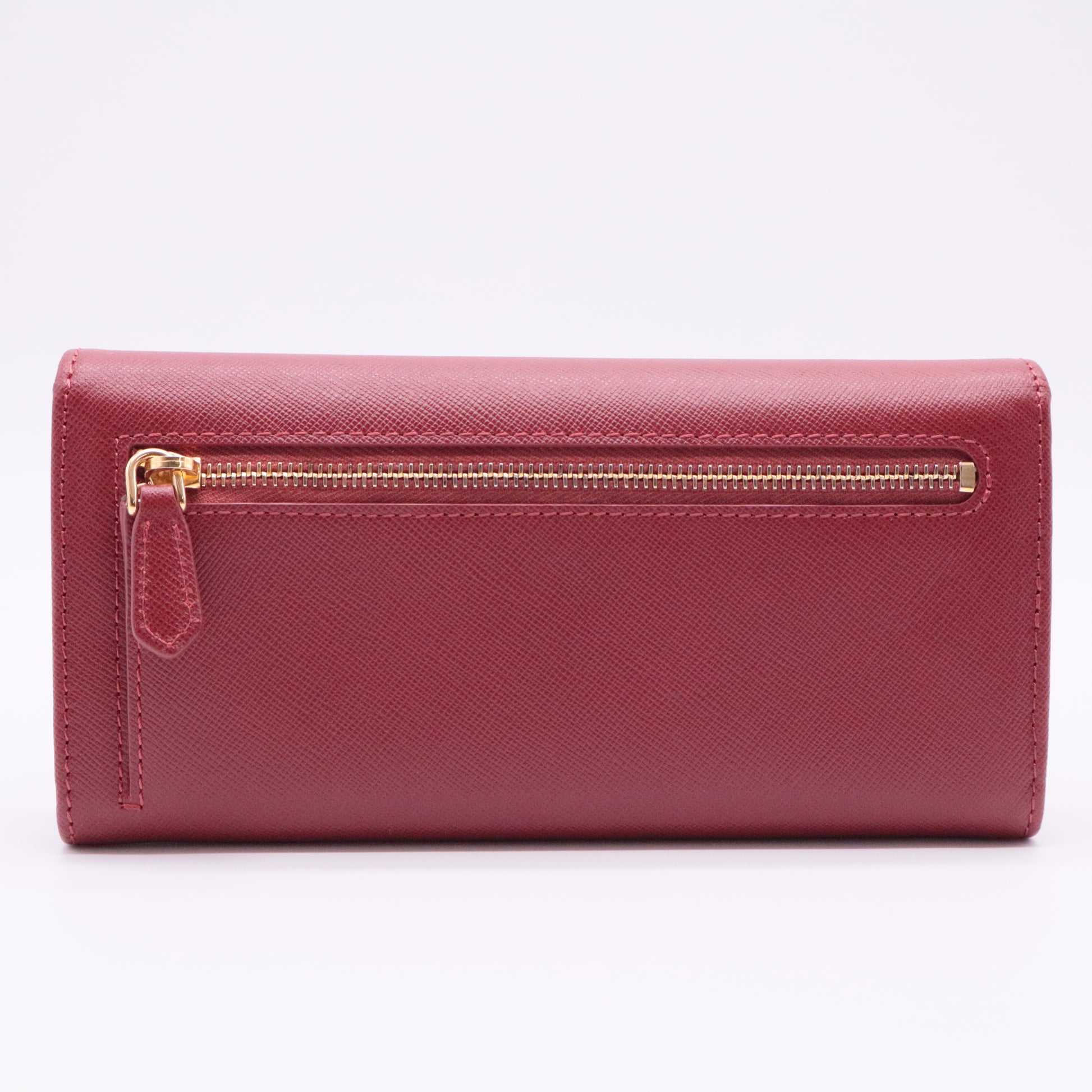 Saffiano Leather Continental Wallet twins