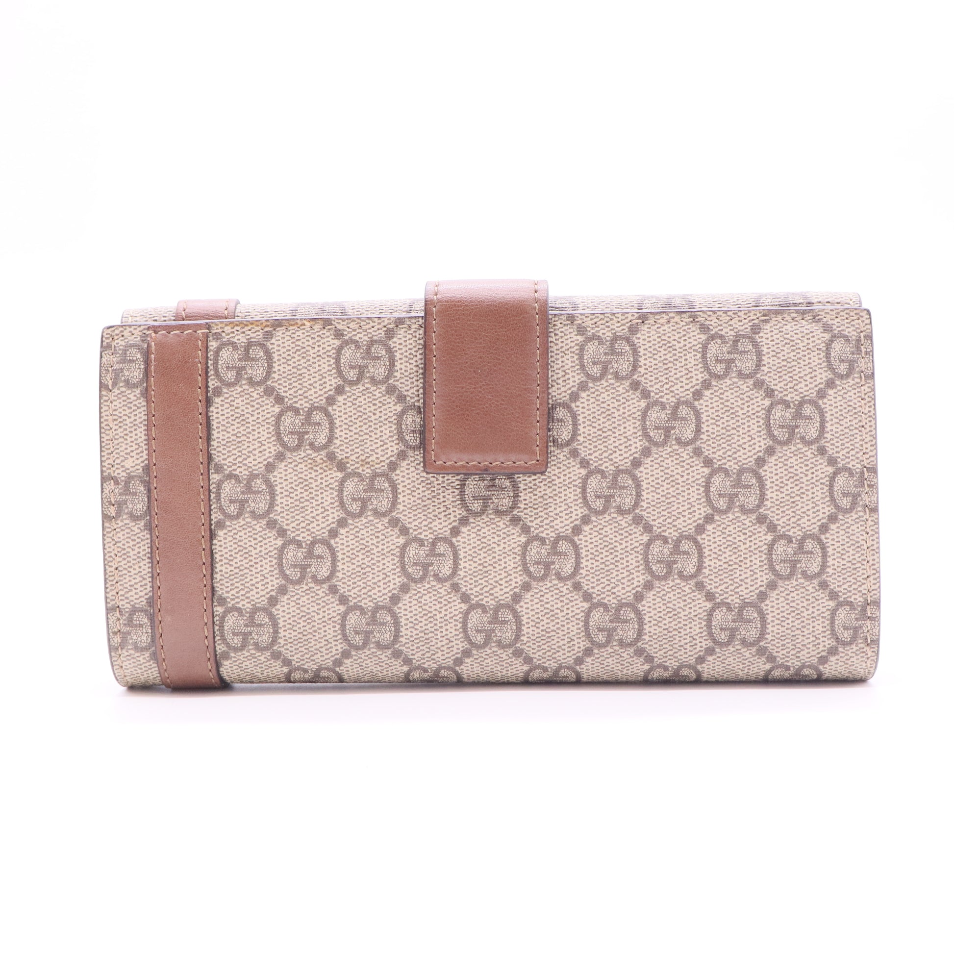 GG Supreme Continental Wallet Brown