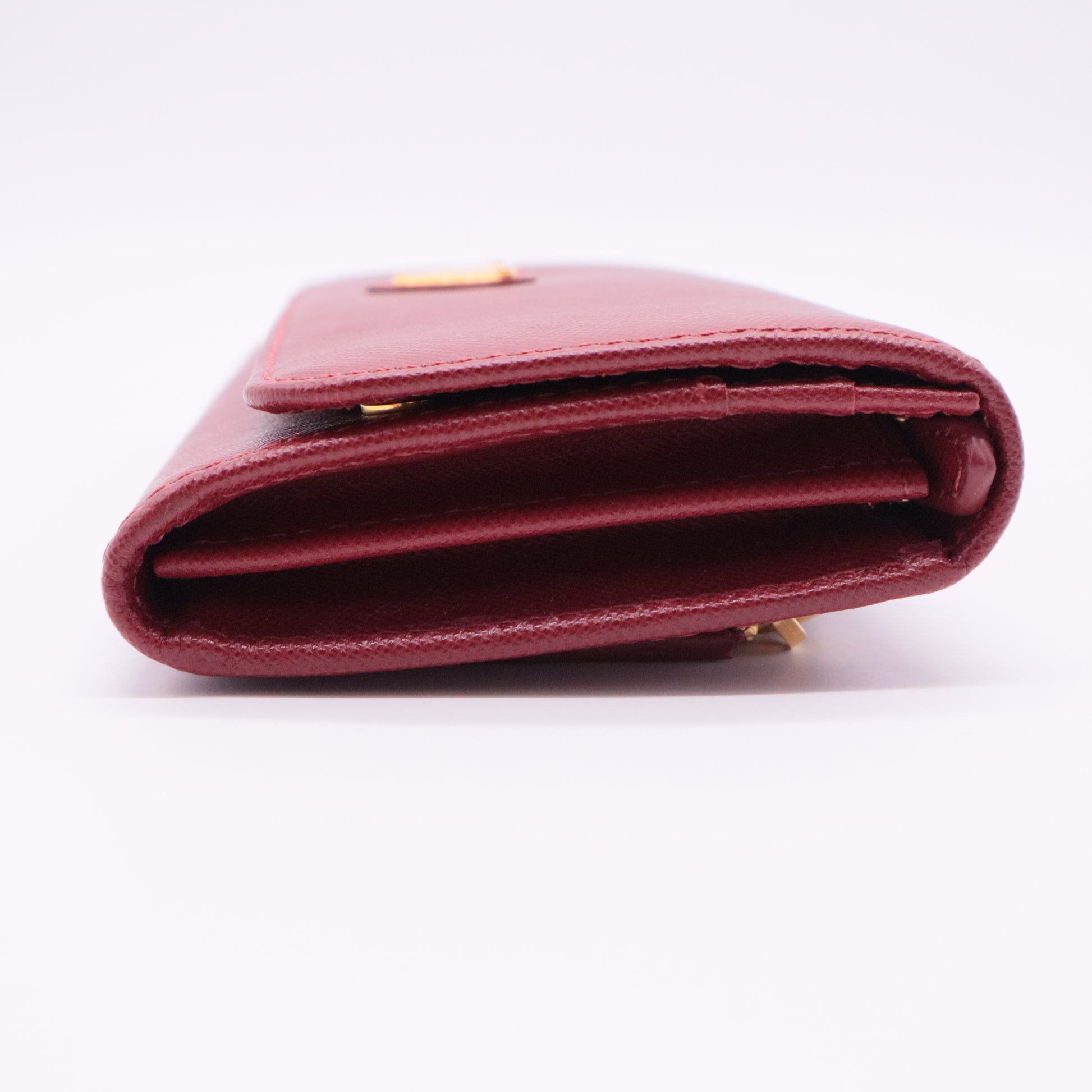 Saffiano Leather Continental Wallet twins