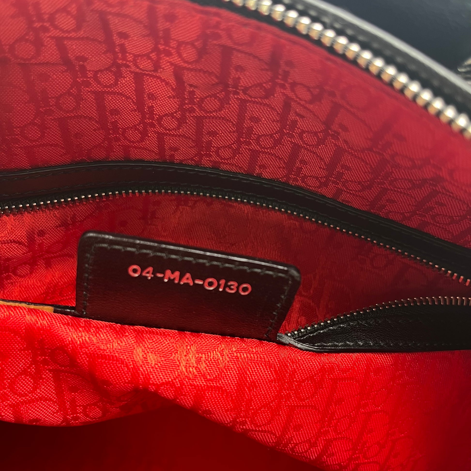 Lambskin Cannage Large Lady Dior Black