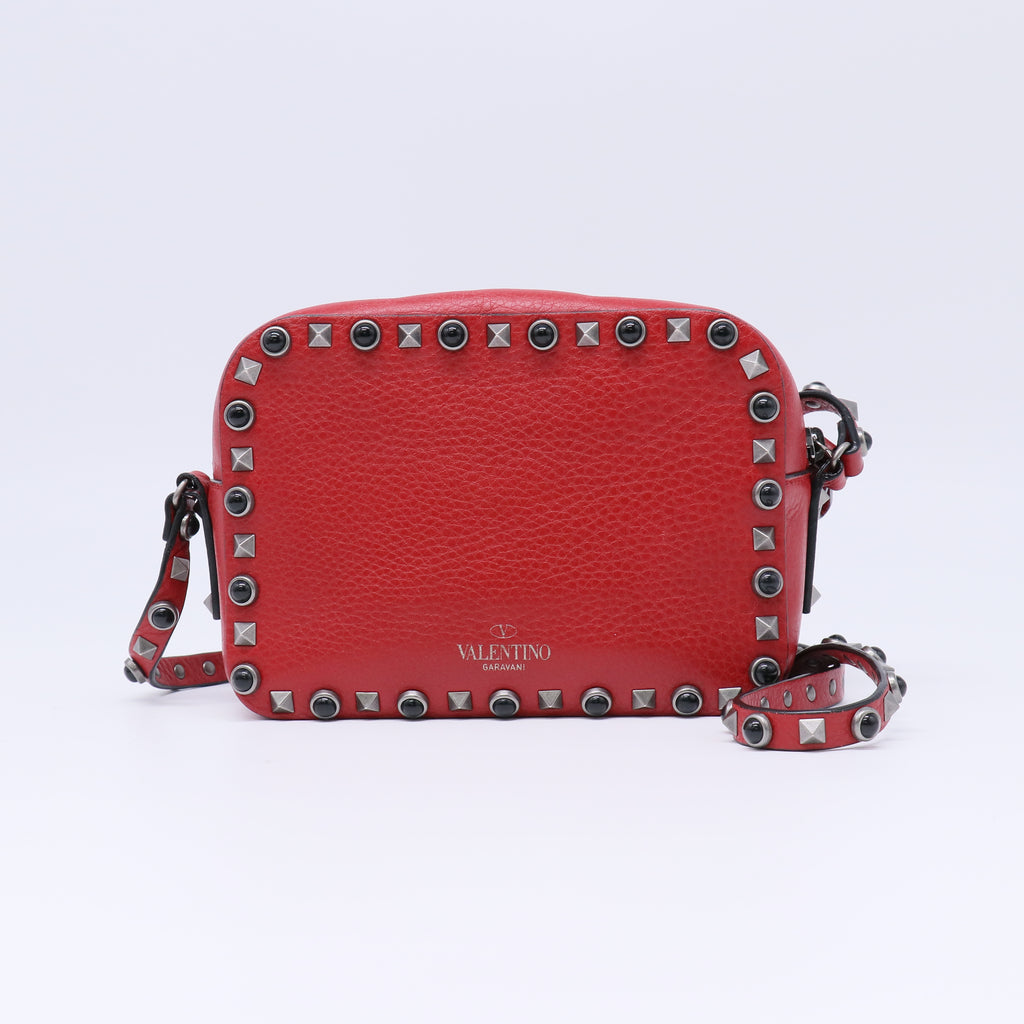 Valentino Garavani Rockstud Rolling Camera Crossbody Bag B21721