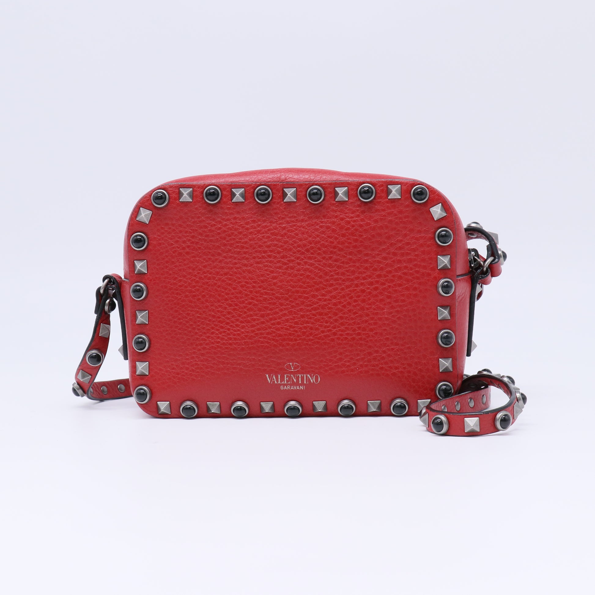 Valentino Garavani Rockstud Rolling Camera Crossbody Bag B21721