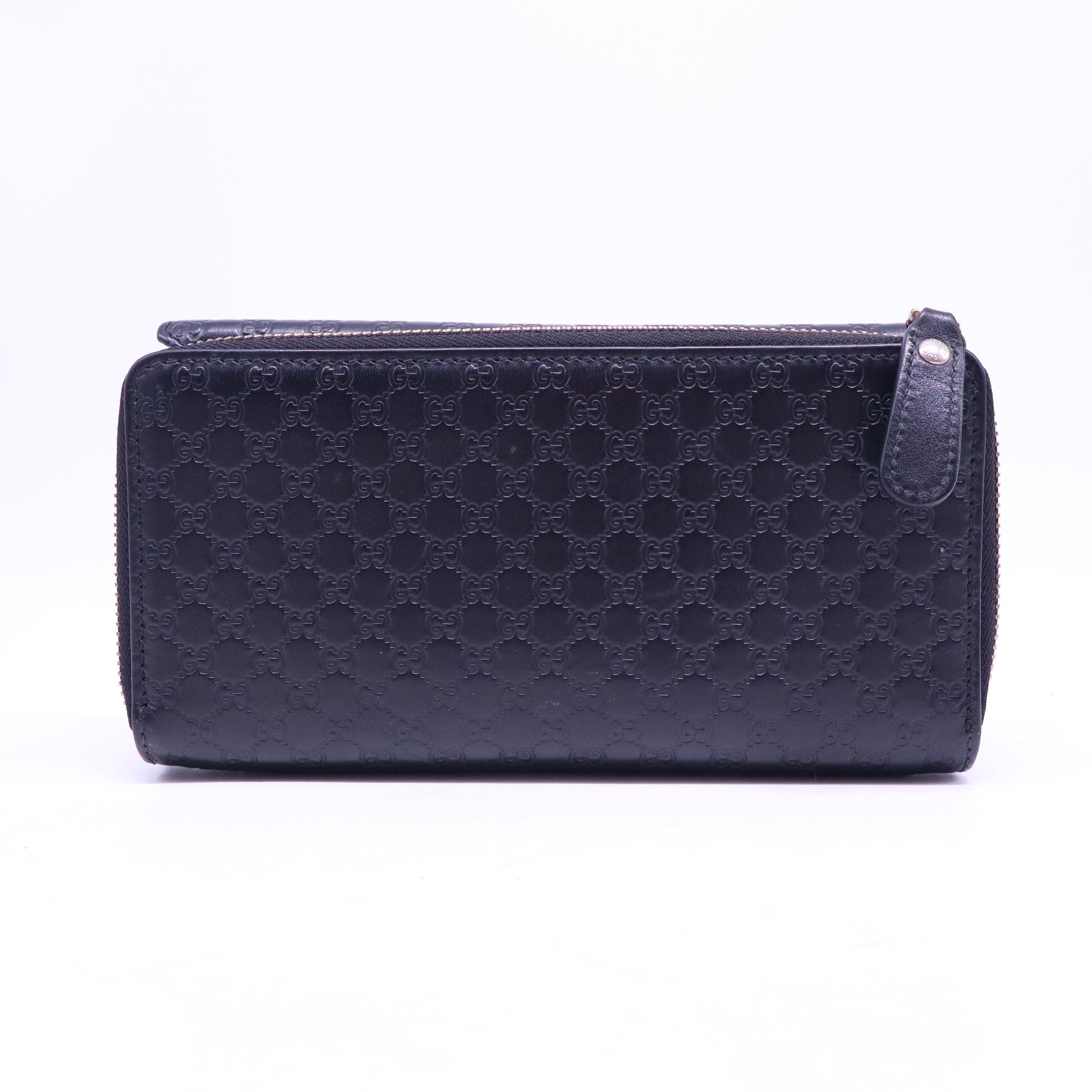 Gucci Microguccissima Continental Flap Wallet Black Sold Out W20743