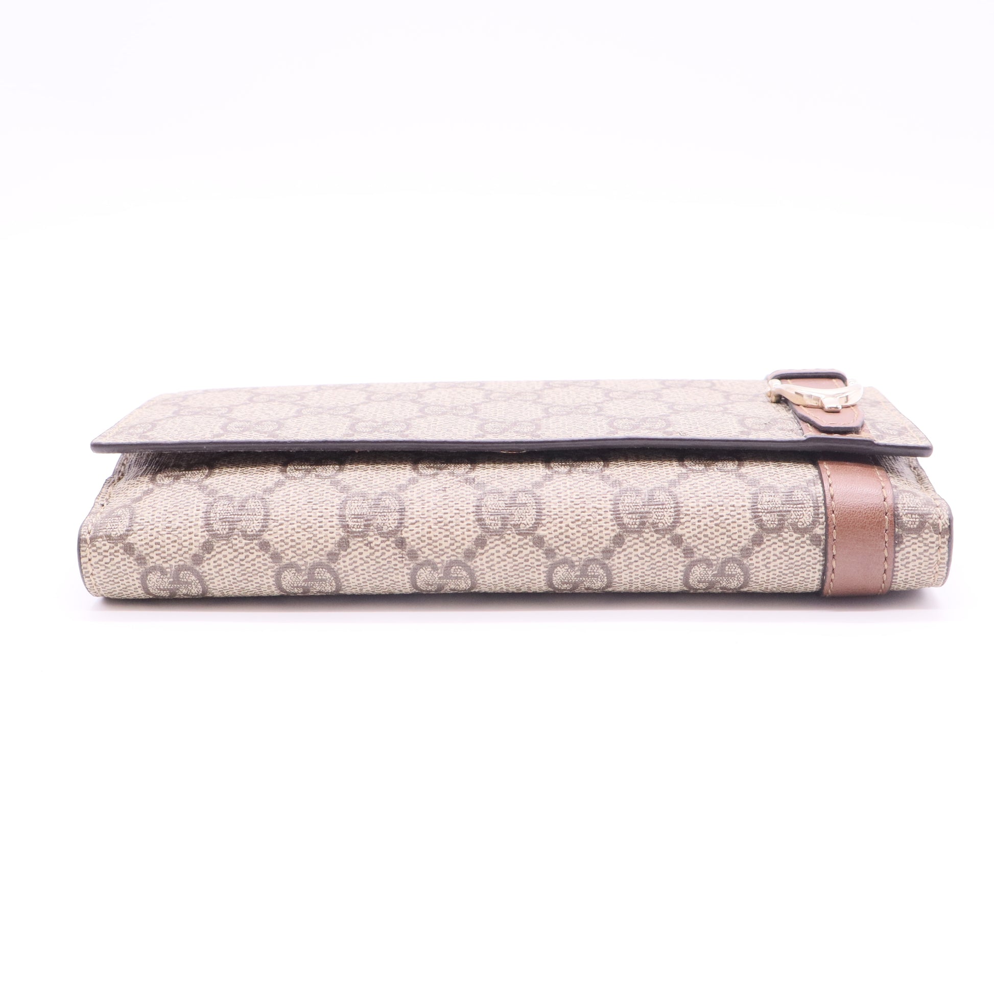 GG Supreme Continental Wallet Brown