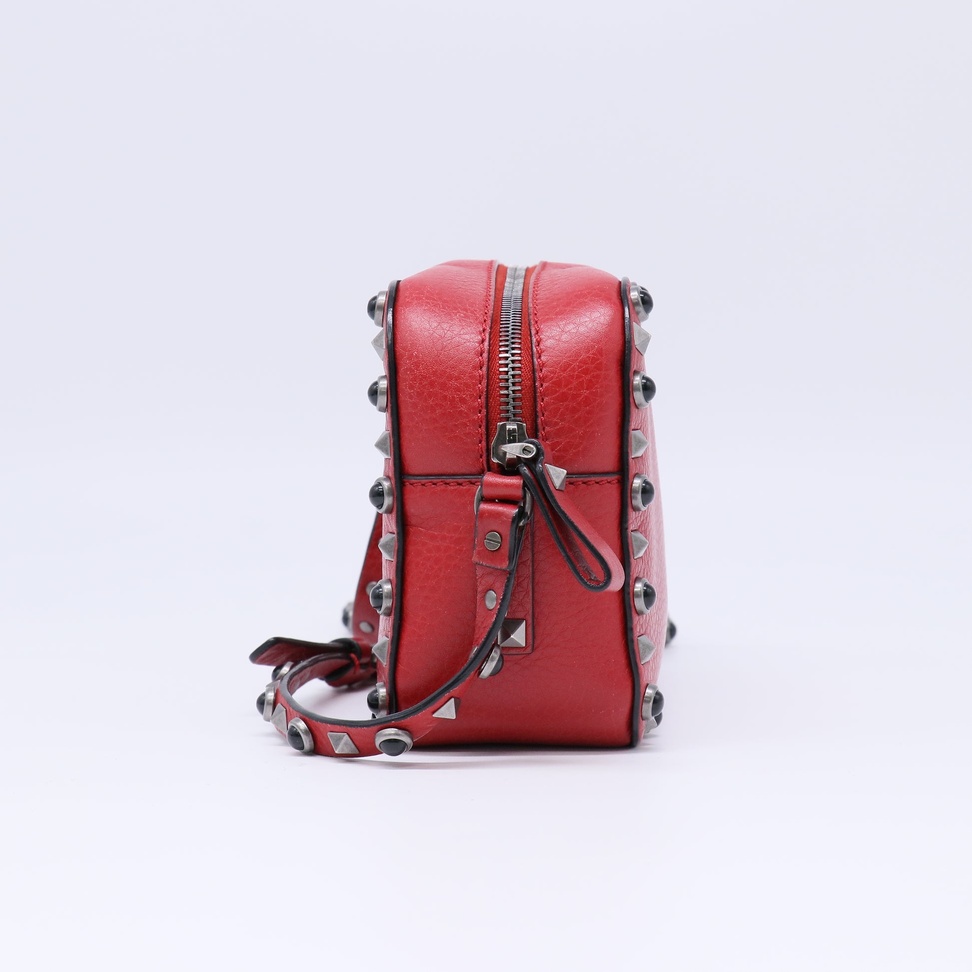 Valentino Garavani Rockstud Rolling Camera Crossbody Bag B21721