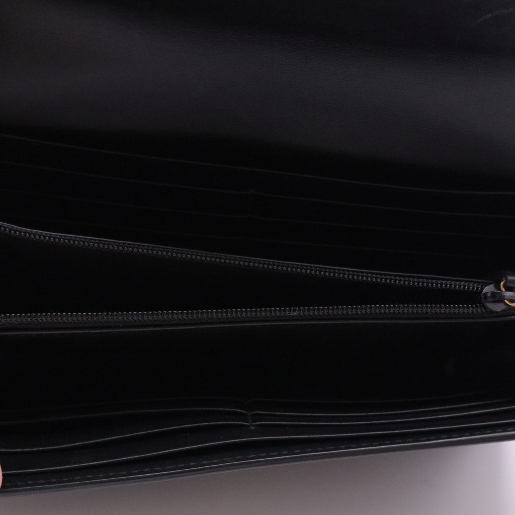 Icon Continental Wallet Black