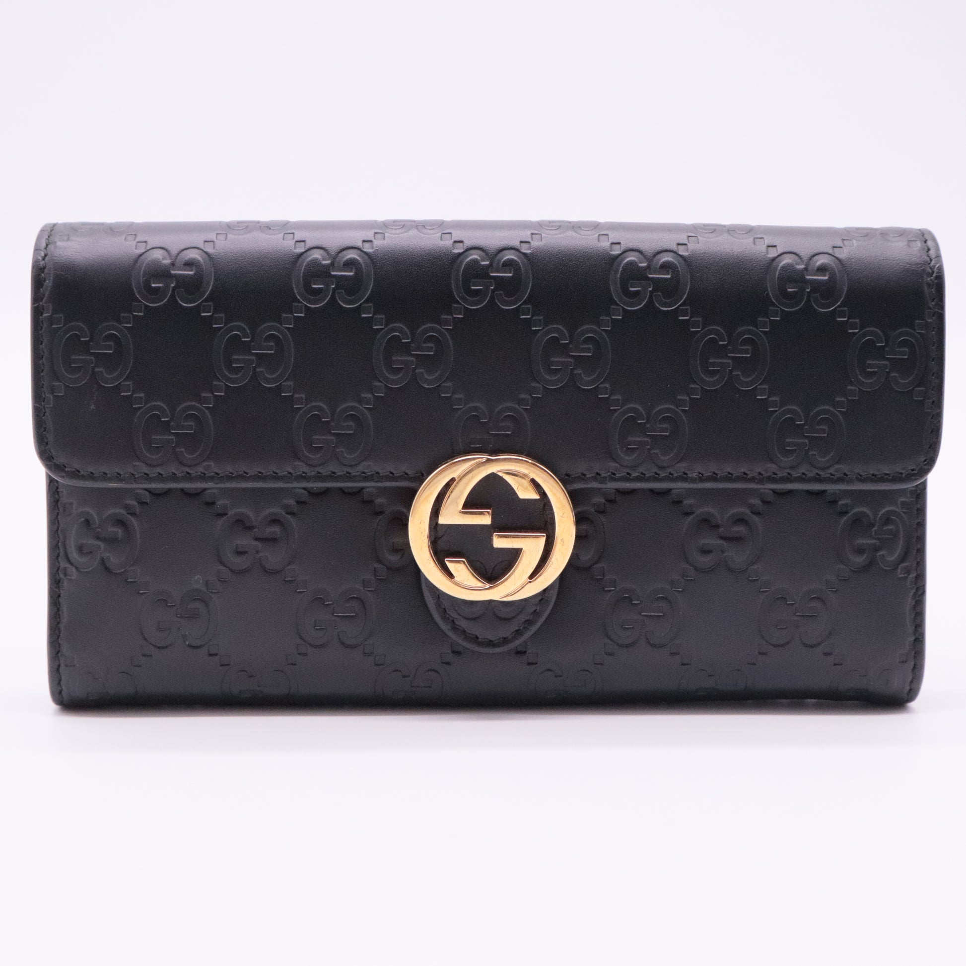 Icon Continental Wallet Black