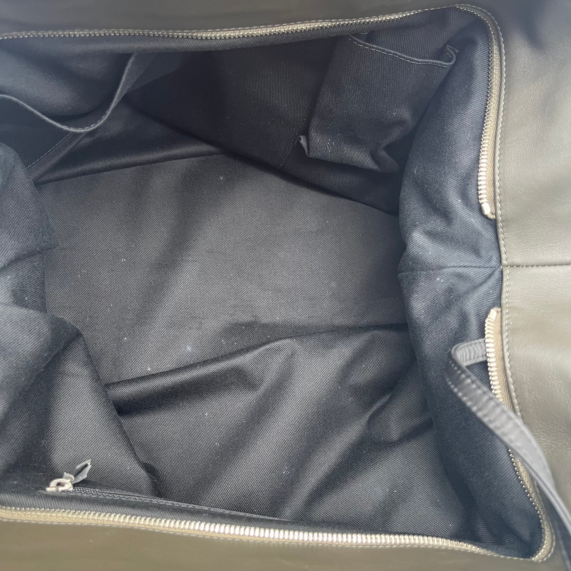 Iridescent Calfskin Quilted In The Mix Shopping Tote twins