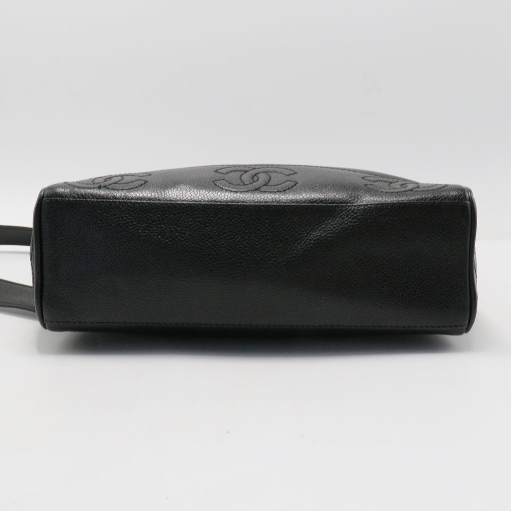 Triple CC Caviar Tote