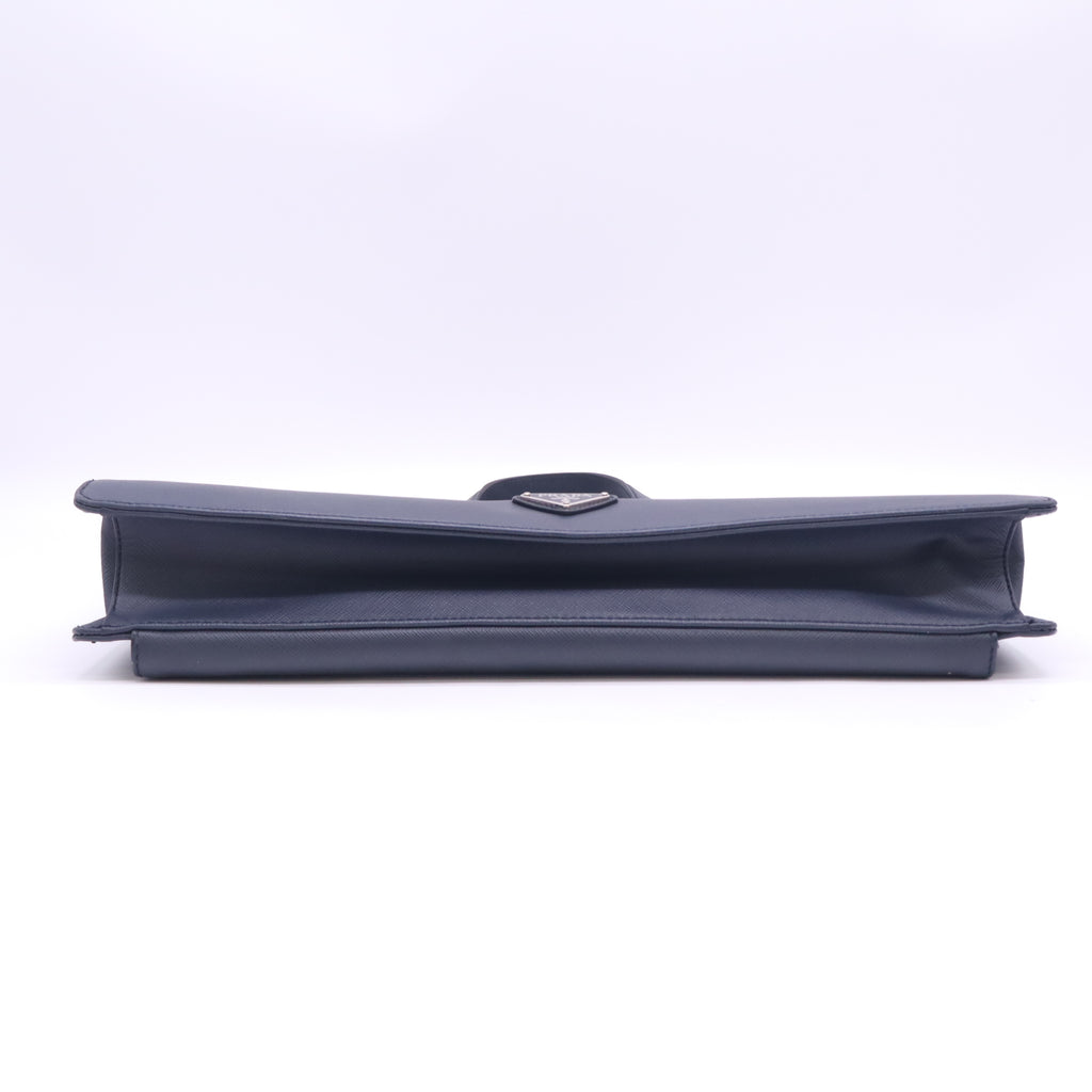 Enameled Metal Triangle Top Handle Bag B24156