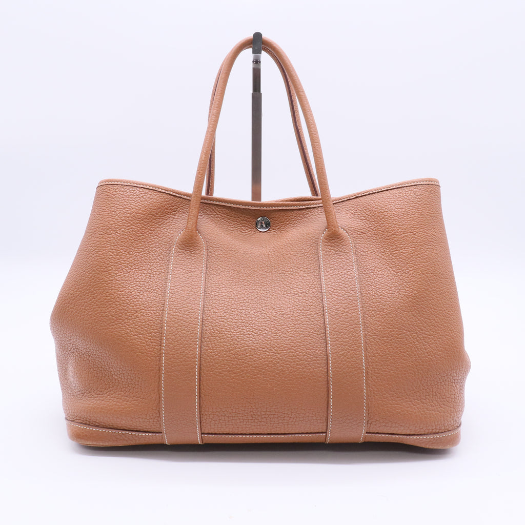 Hermès Gold Negonda Leather Garden Party 36 Tote Bag Twins