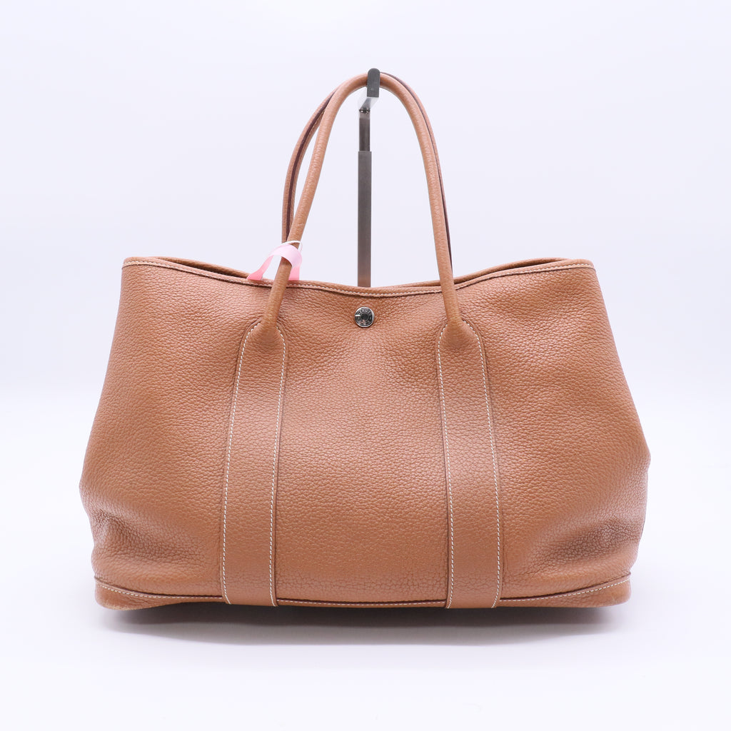 Hermès Gold Negonda Leather Garden Party 36 Tote Bag Twins