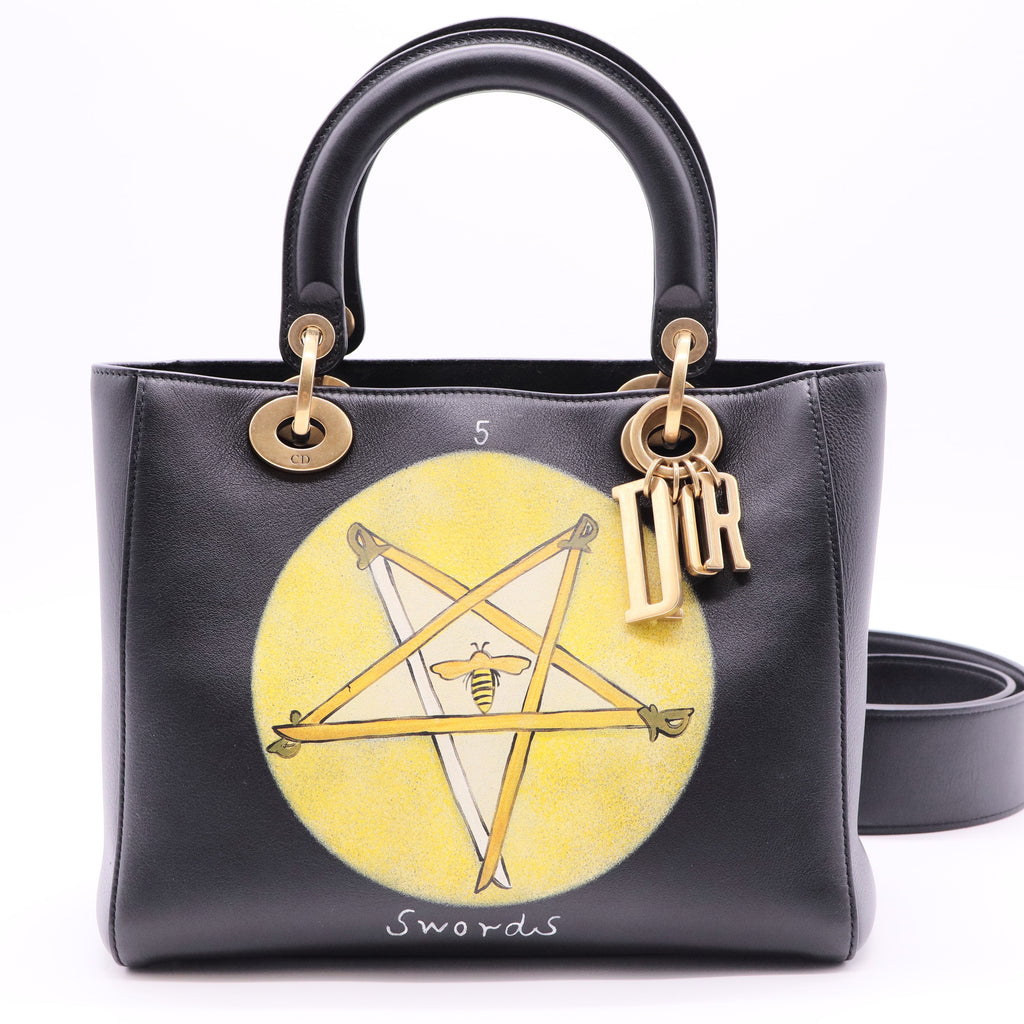 Tarot Lady Dior Bag Embellished Leather Medium