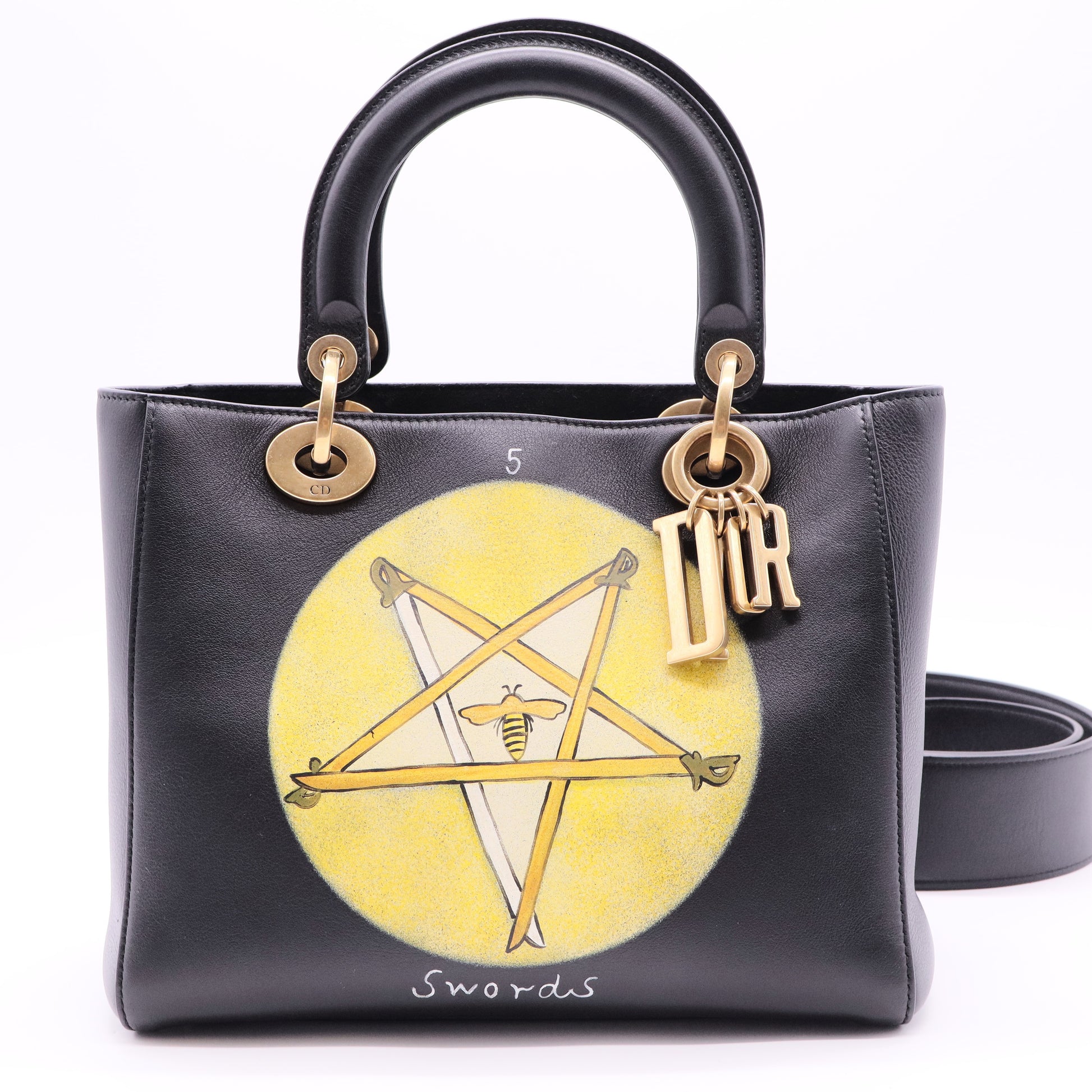 Tarot Lady Dior Bag Embellished Leather Medium