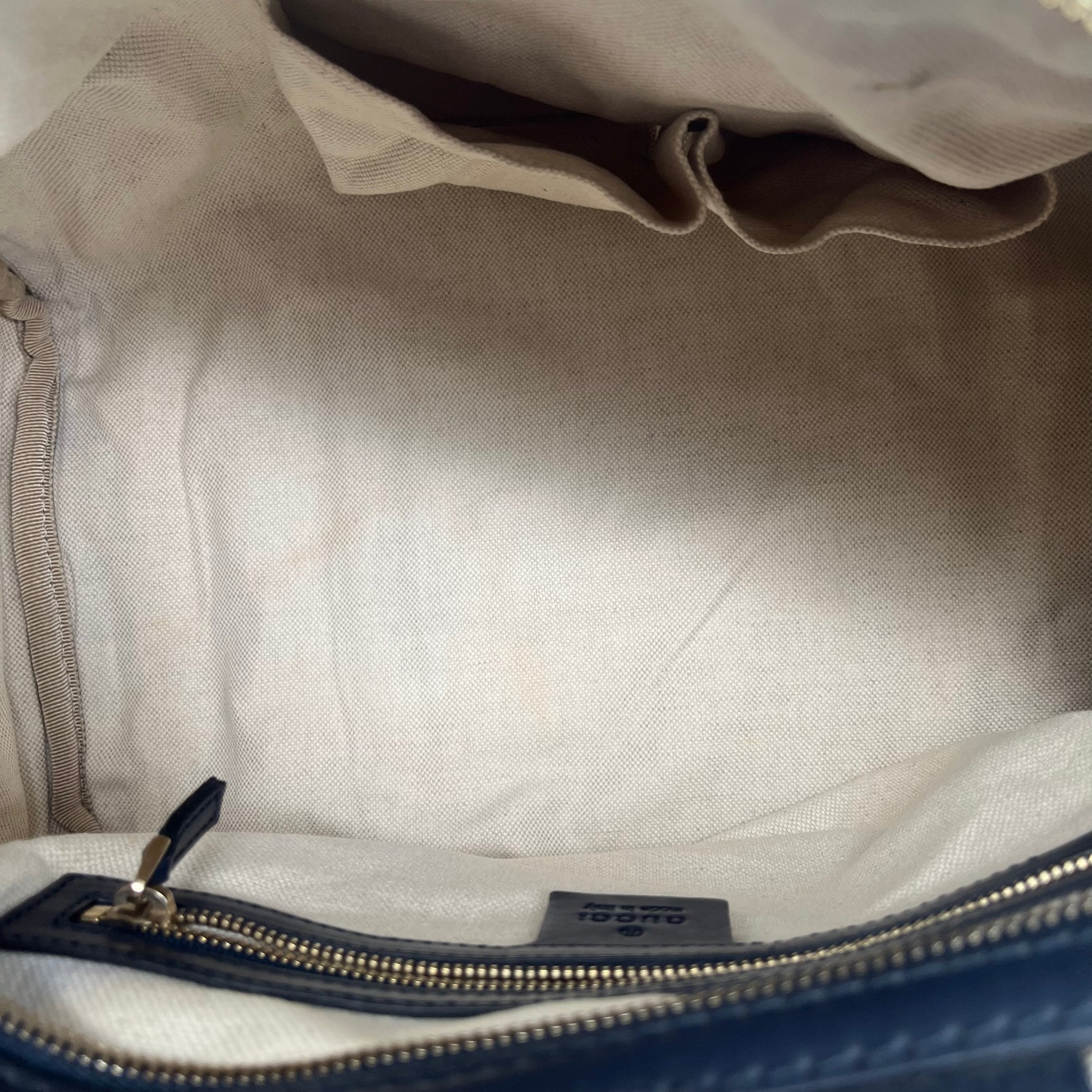 Vintage Web Boston Bag GG Canvas Medium twins