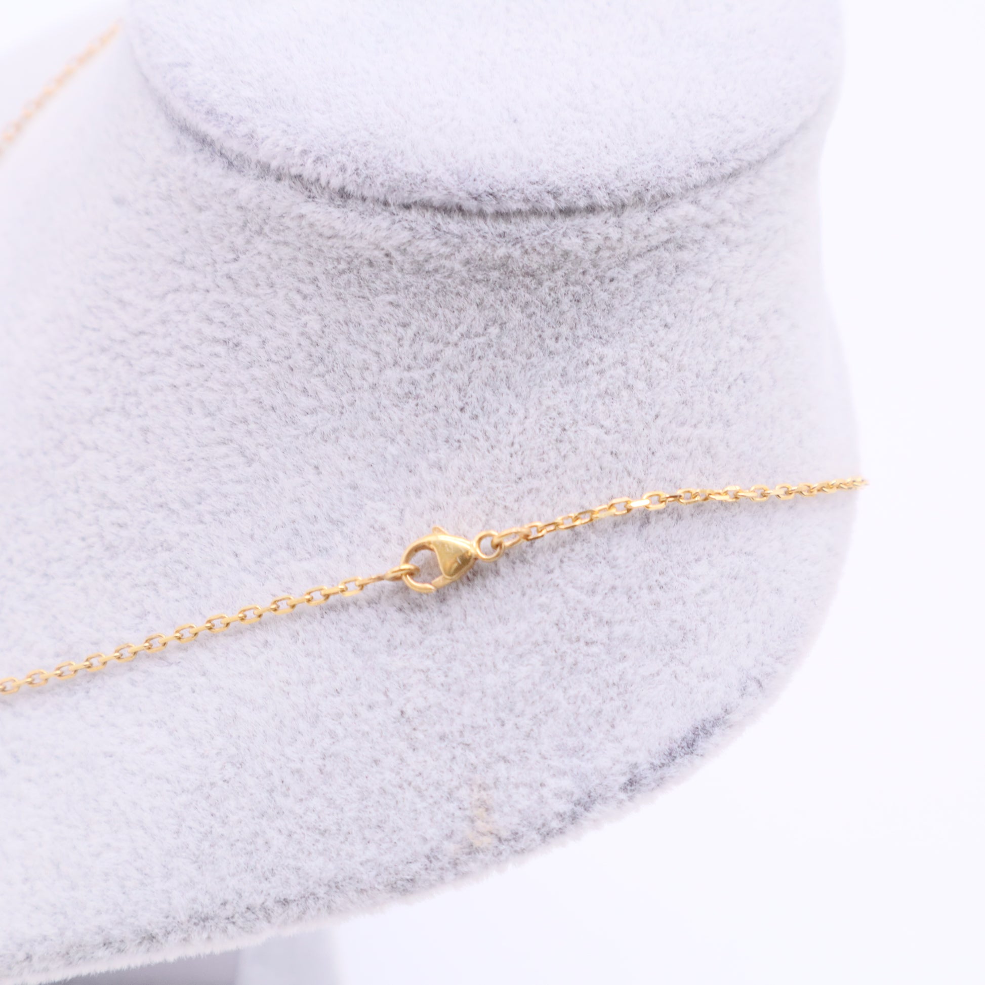 Rose Gold Lacquered Cage d'H Pendant Necklace Black