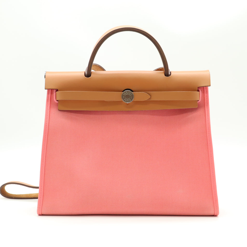 Herbag Zip Leather and Toile 39 B21915