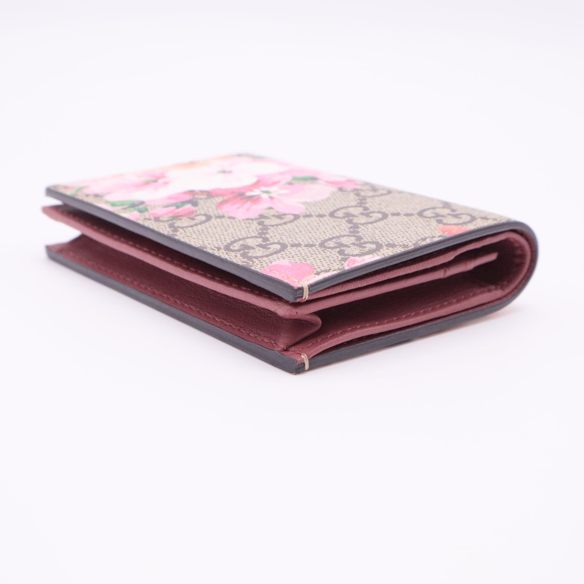 Supreme Monogram Blooms Card Case Wallet Beige Multicolor twins